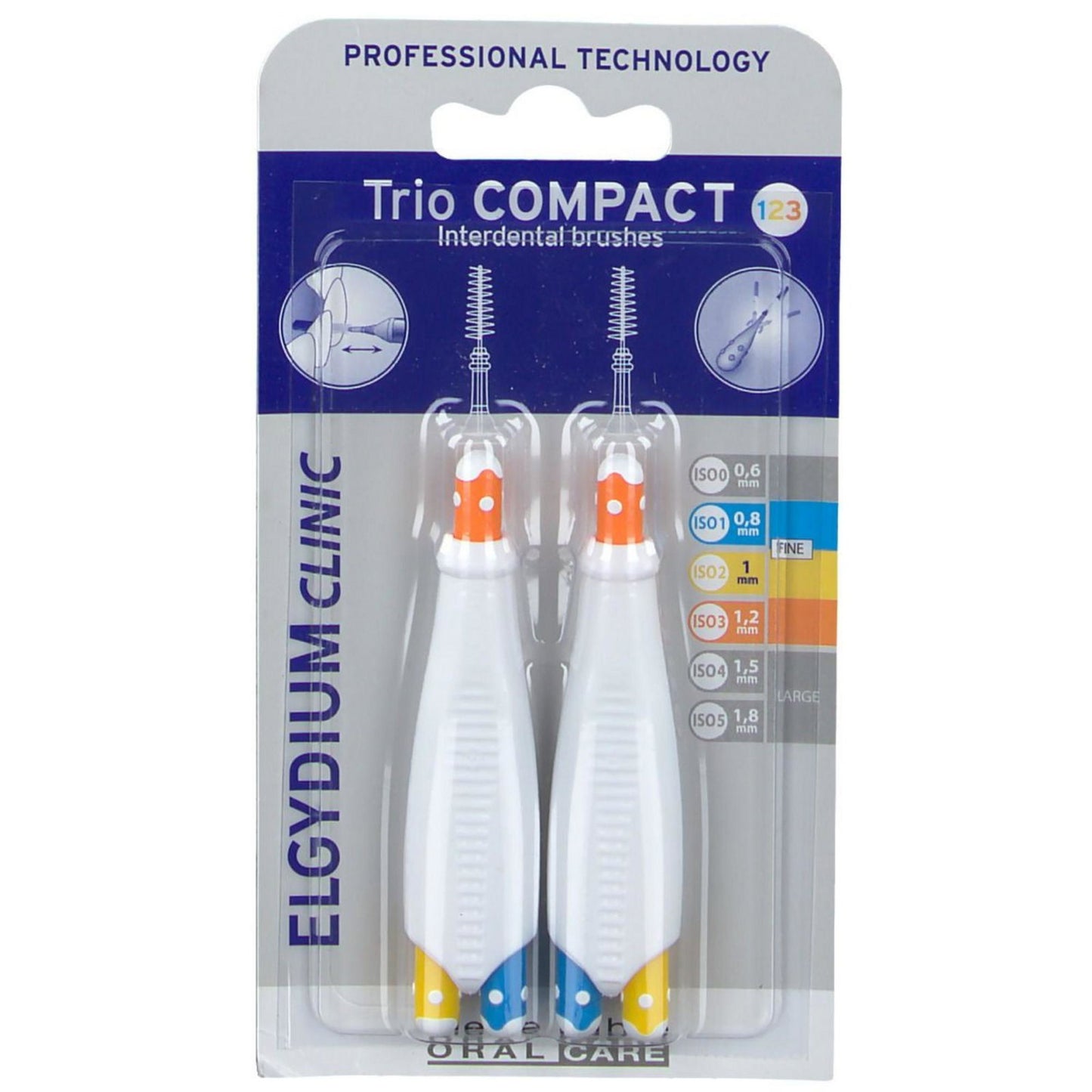 Set Duo, Elgydium, Interdental Brush, Multi-Color, 2 pcs