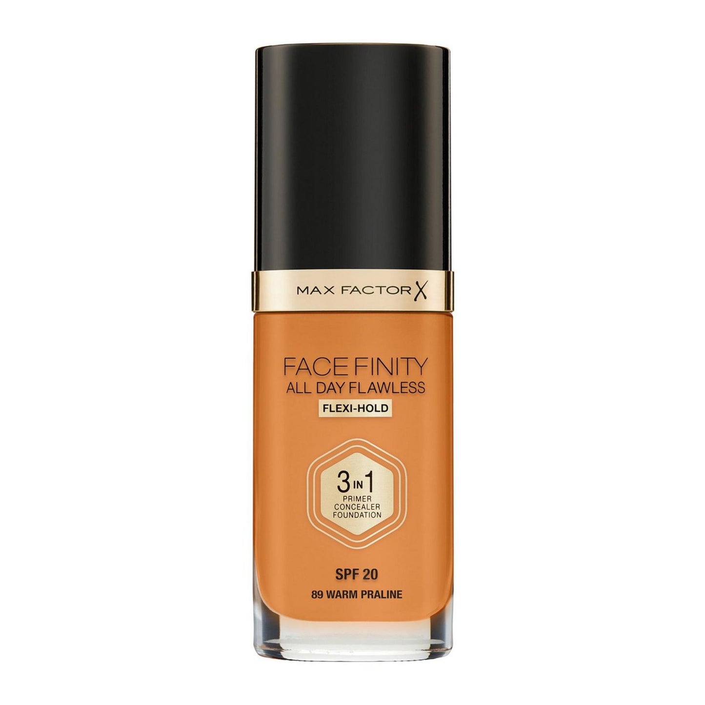 Max Factor, Facefinity All Day Flawless, Matte Finish, Primer, Concealer & Foundation 3-In-1, 88, Praline, SPF 20, 30 ml