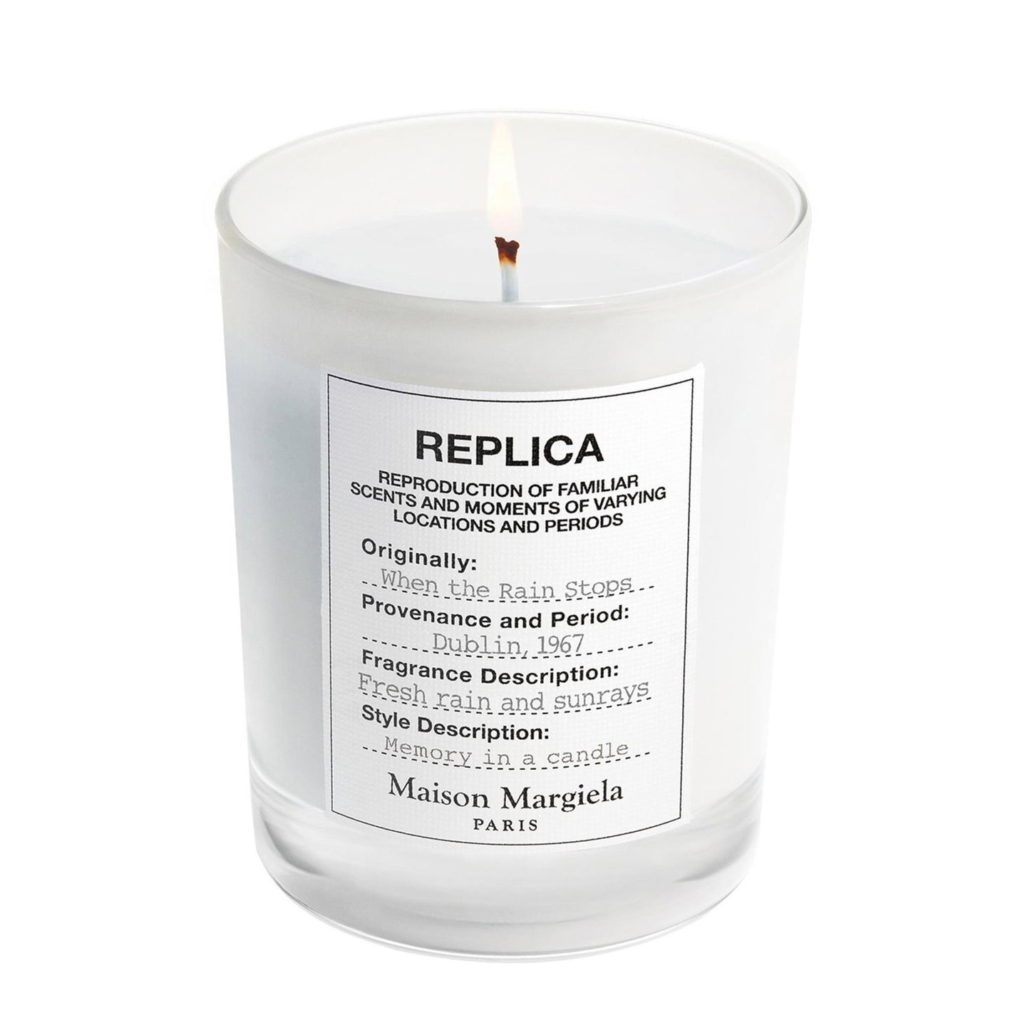 Maison Margiela, Replica When The Rain Stops, Fresh, Scented Candle, 165 g