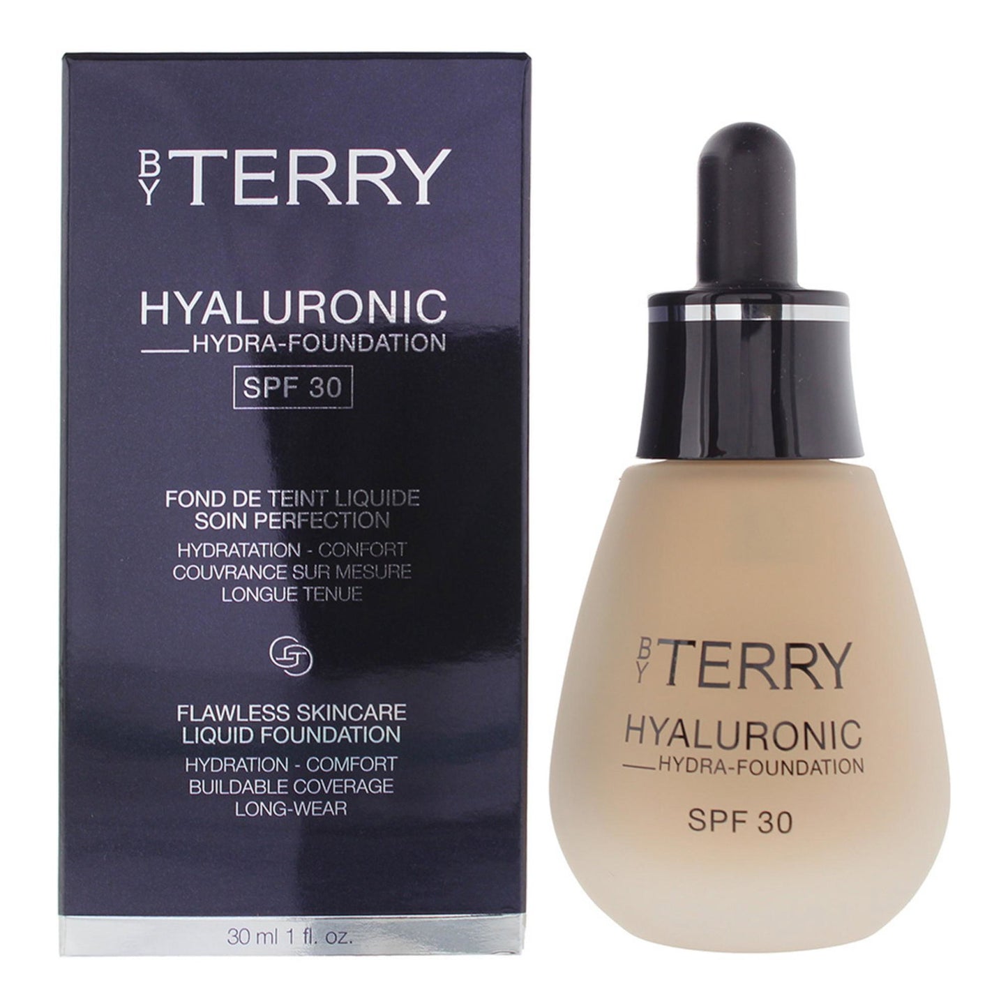 By Terry, Hyaluronic Hydra, Hyaluronic Acid, Liquid Foundation, 300W, Warm - Medium Fair, SPF 30, 30 ml