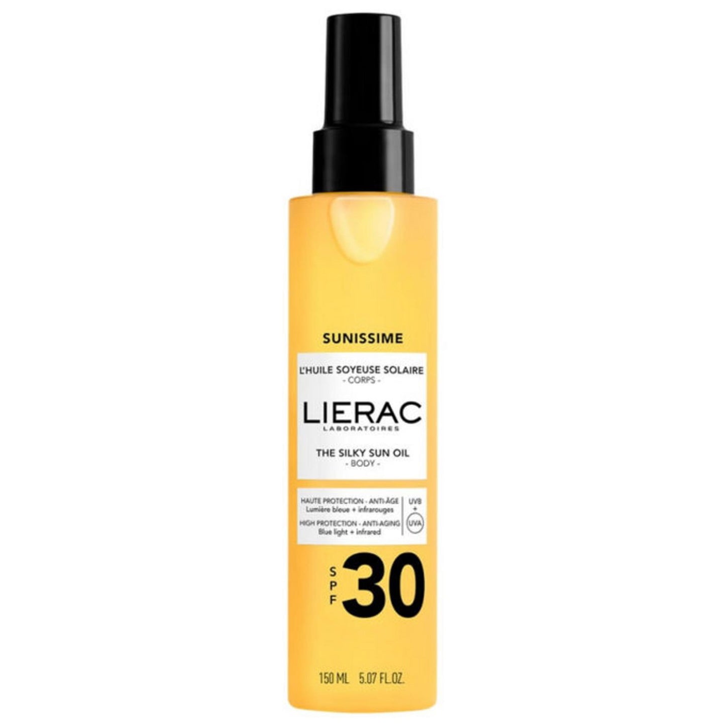 Lierac, Sunissime The Sun Silky Oil, Hydrating, UV Protection, Oil, SPF30, 150 ml