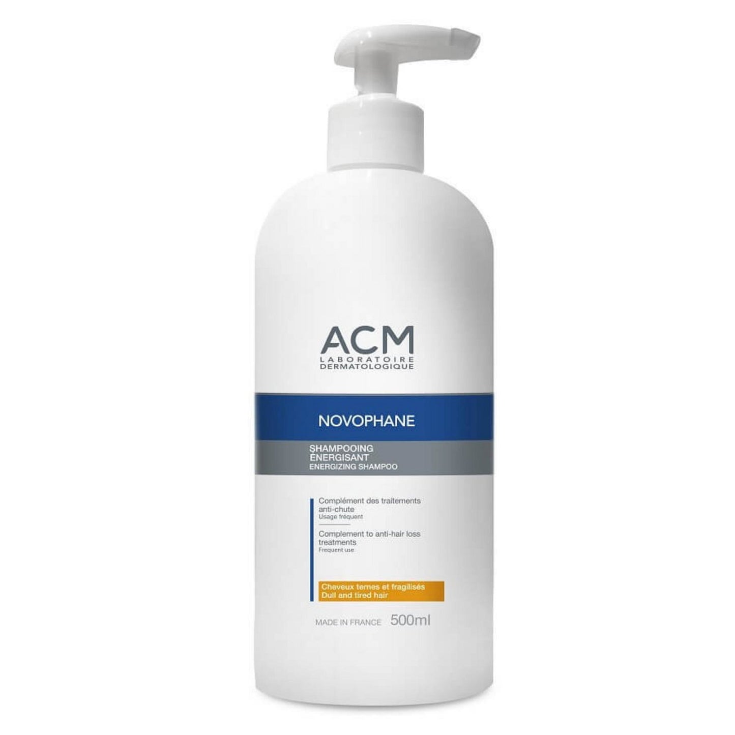 Laboratoire ACM, Novophane, Hair Treatment Shampoo, Energizing, Fine, 500 ml