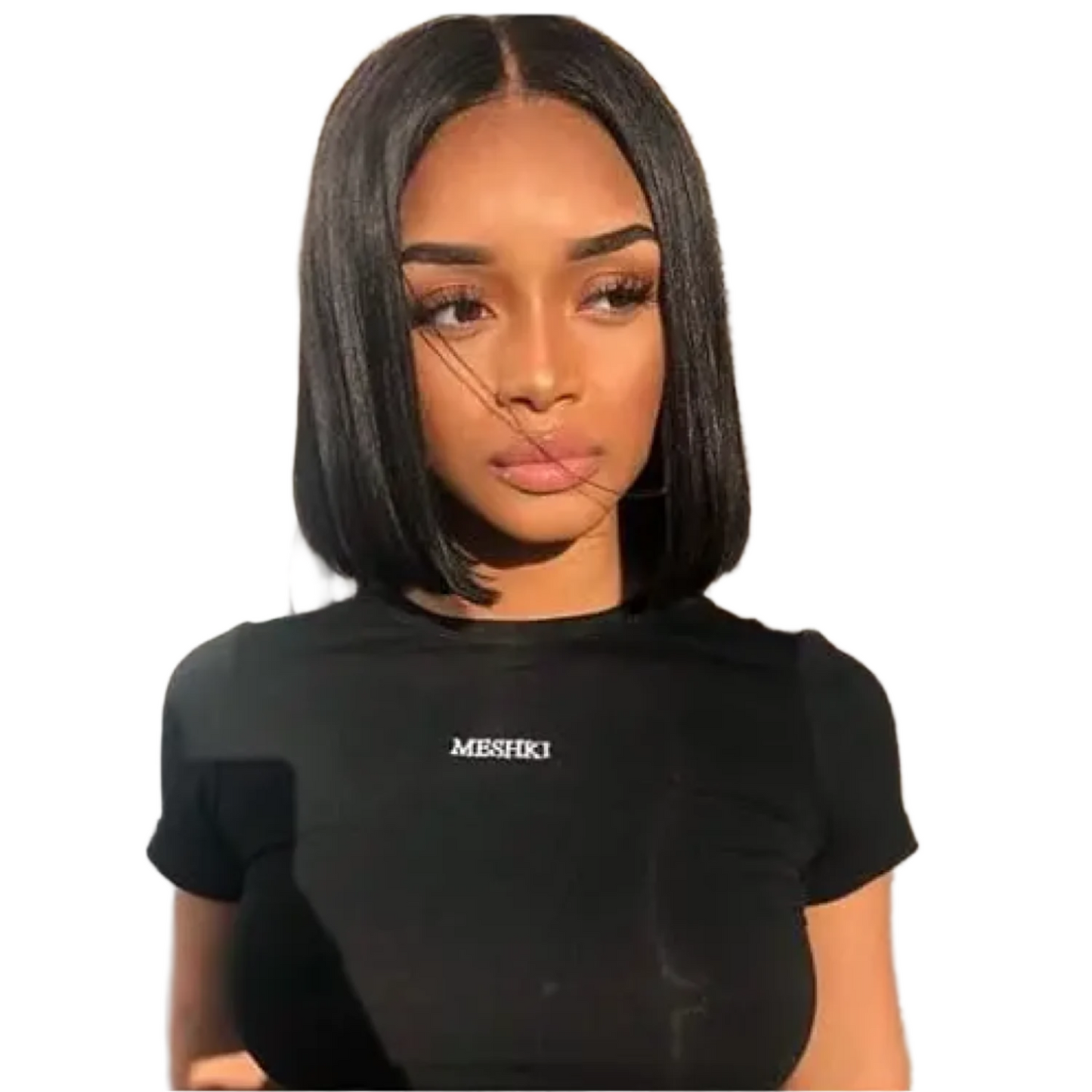 Wear And Go Bob Straight Pre Cut Lace Front Wigs | Black