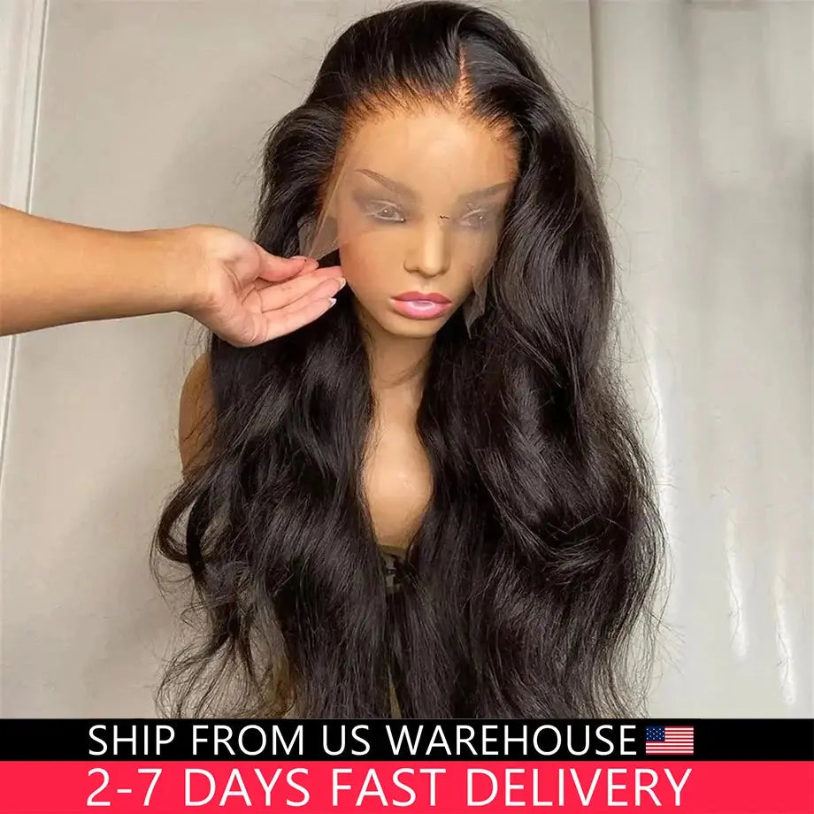 40 Inch Body Wave 13x6 Hd Lace Frontal Wig Human Hair 360 Brazilian Pre Plucked Lace For Women 13x4 Lace Front Wigs 250 Density Luxegan