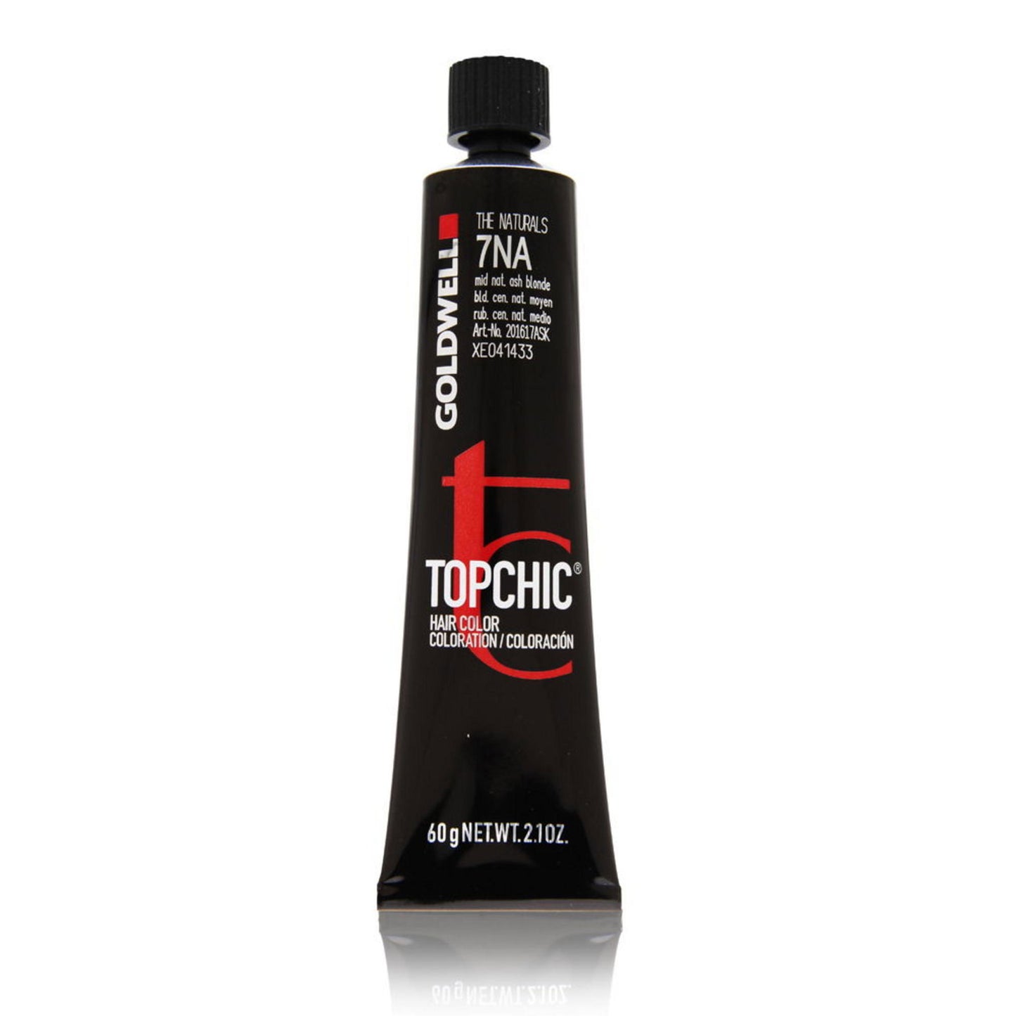 Goldwell, TopChic, Permanent Hair Dye, 7NA Middle Natural Ash Blonde, 60 ml