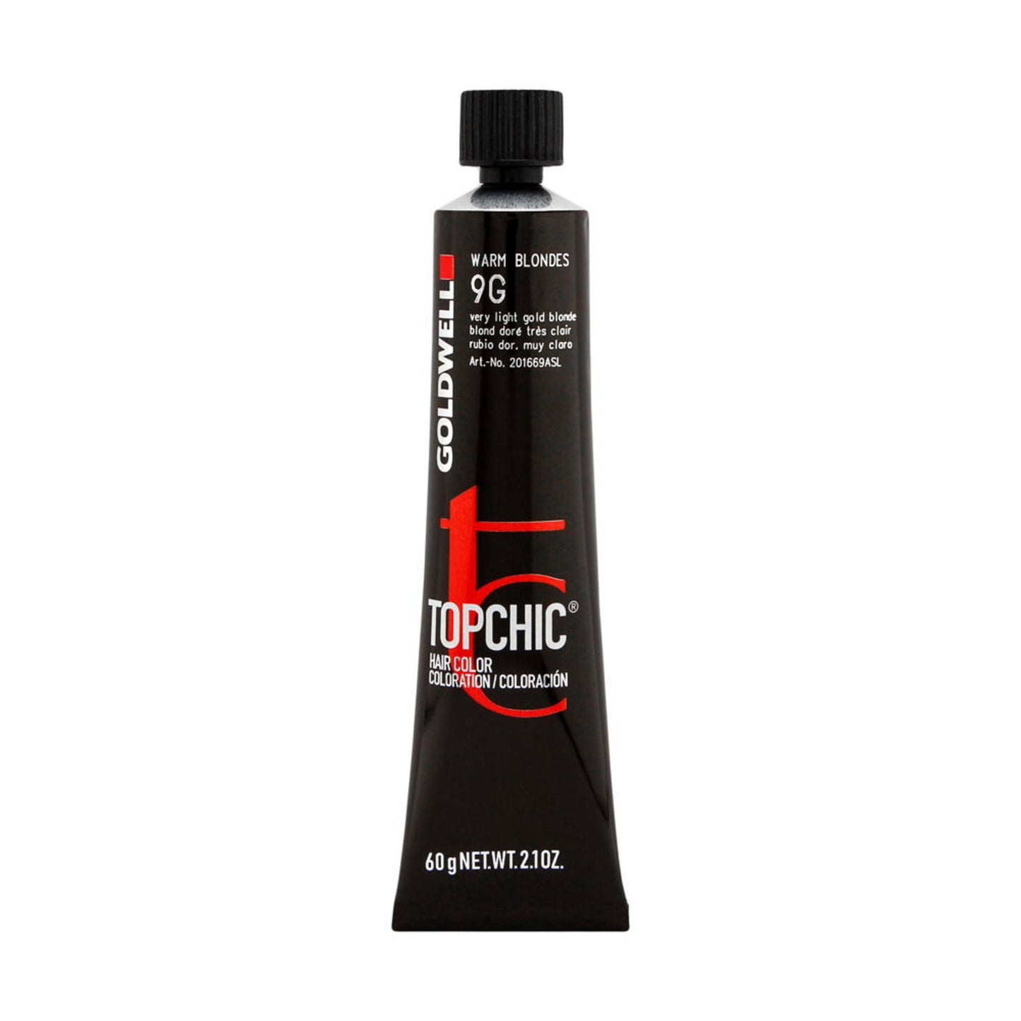 Goldwell, TopChic, Permanent Hair Dye, 9G Very Light Gold Blonde, 60 ml