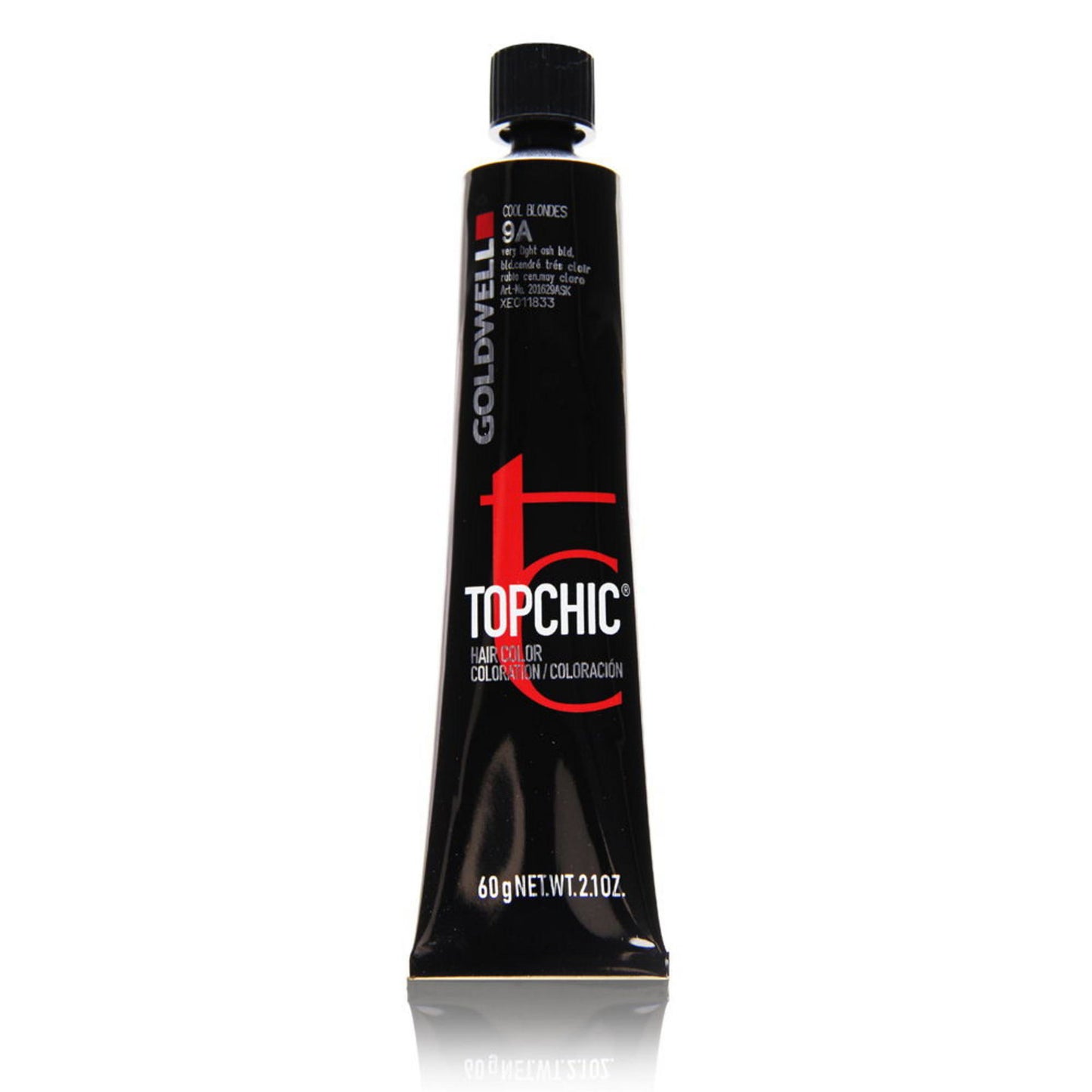 Goldwell, TopChic, Permanent Hair Dye, 9A Very Light Ash Blonde, 60 ml