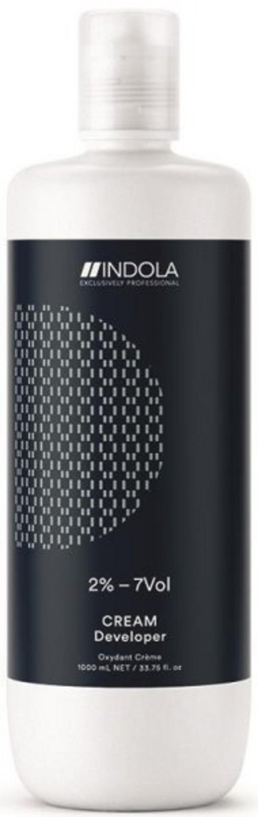 Indola, Cream Developer, Hair Oxidant Cream, 2%, 7, 1000 ml