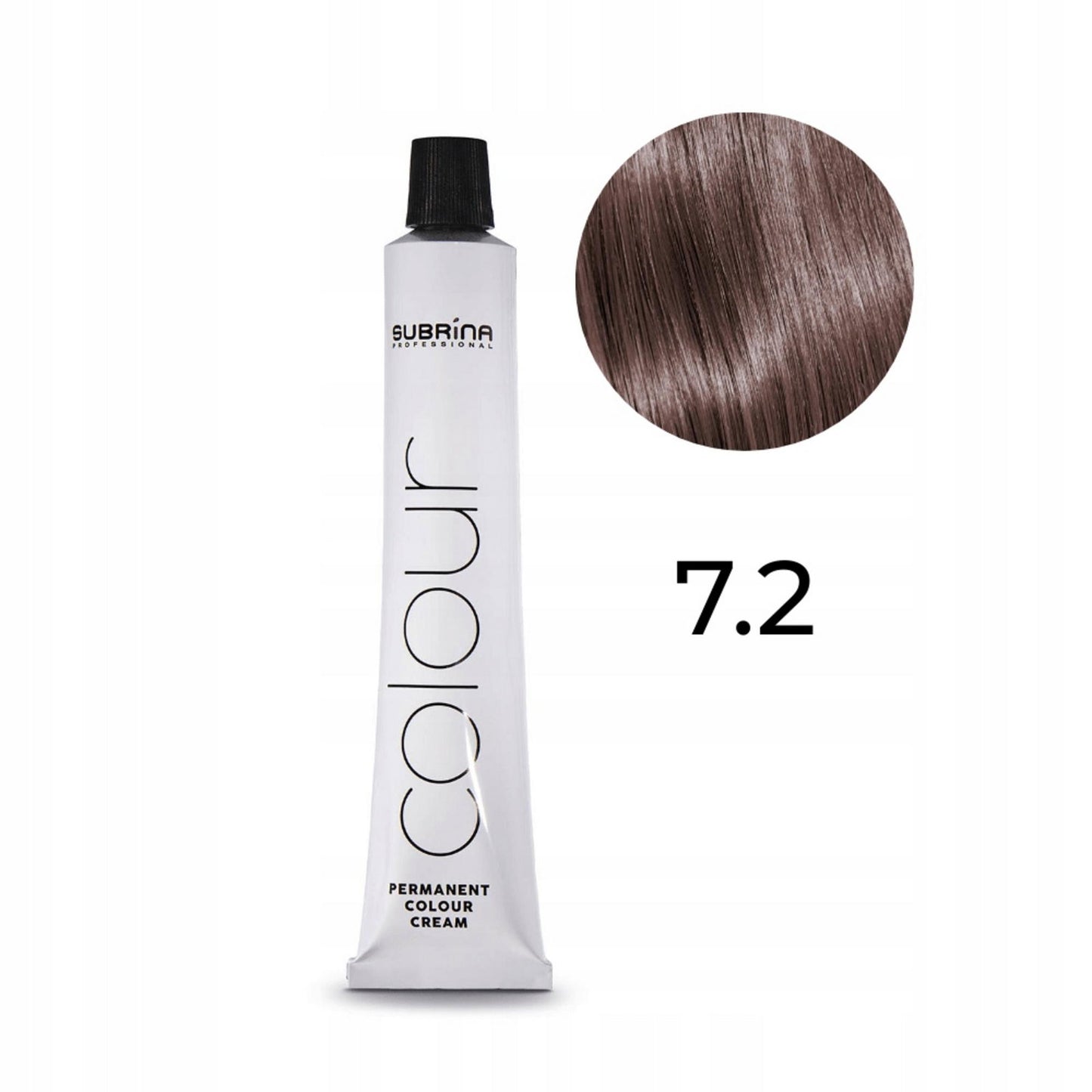 Subrina Professional, Permanent Colour, Permanent Hair Dye, 7/2 Pearl, 100 ml
