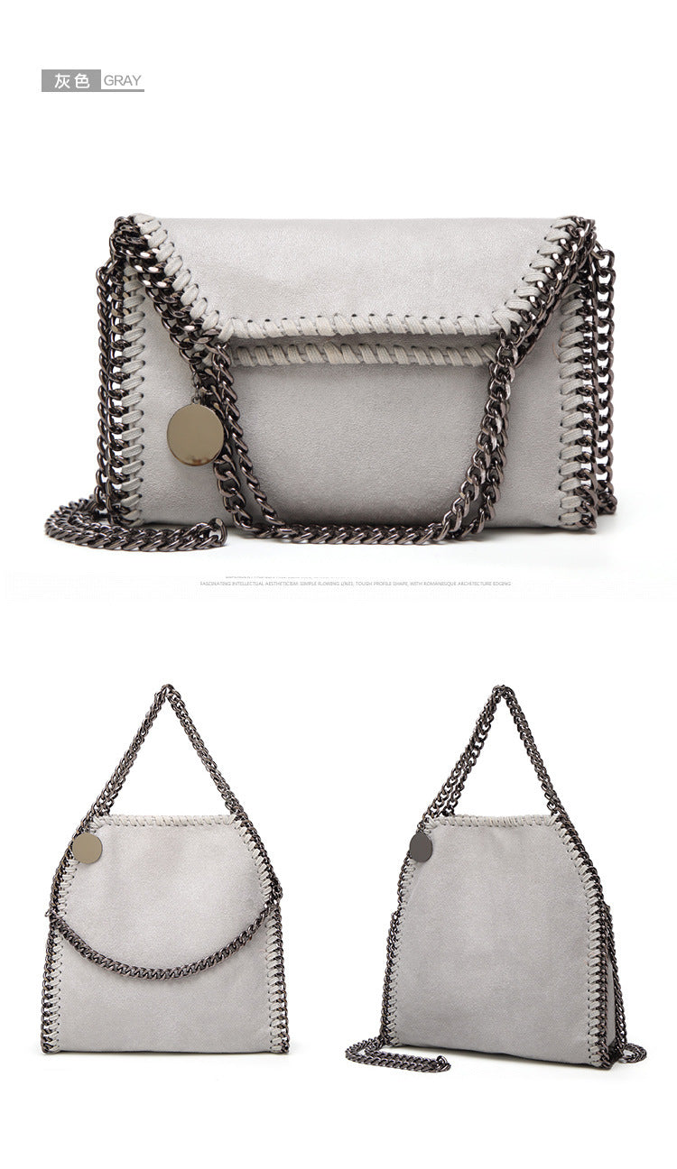 PU Leather Solid Bucket Bag | Soft Fashion Luxury Designer Chain Crossbody Luxegan