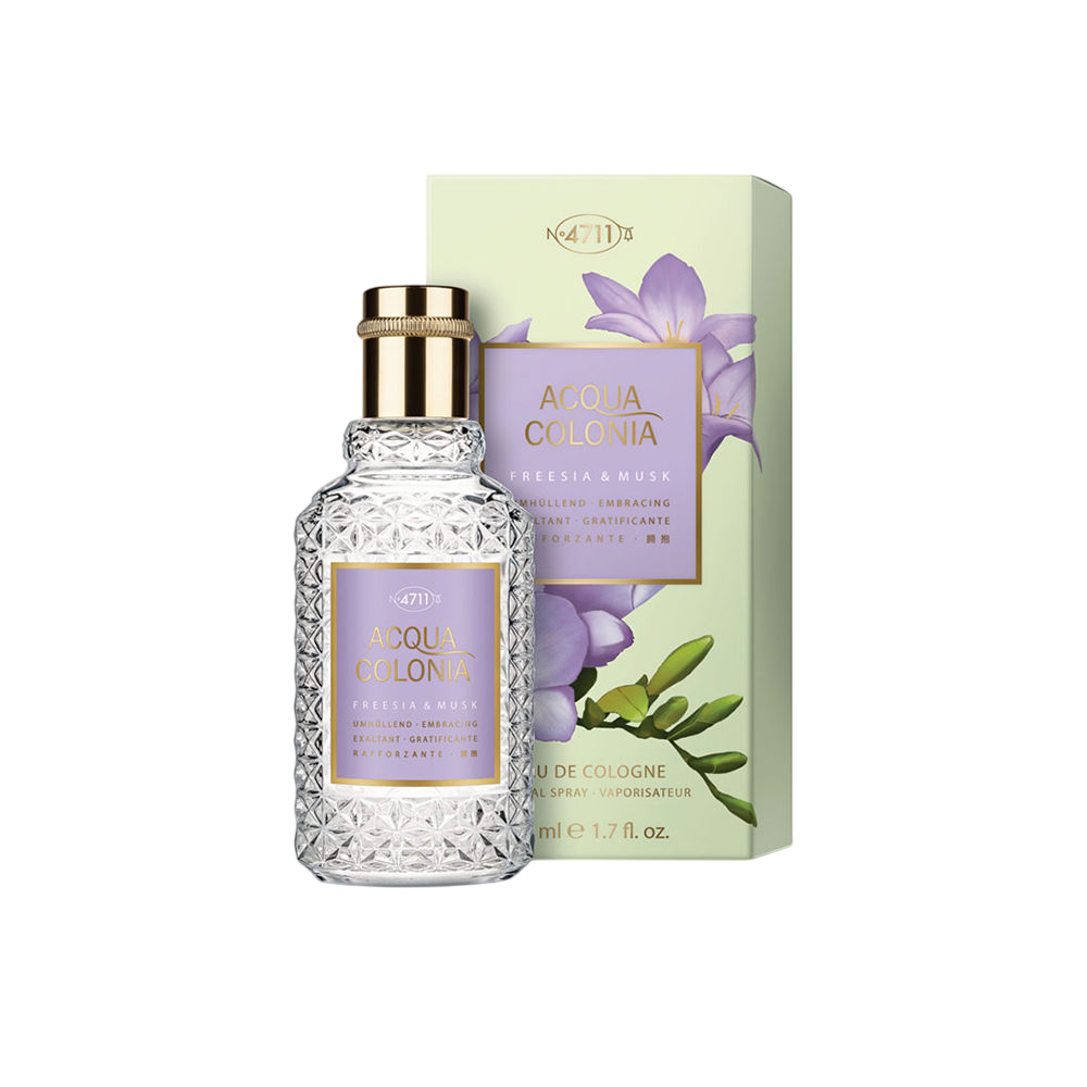 4711, Acqua Colonia Freesia & Musk, Eau De Cologne, Unisex, 50 ml