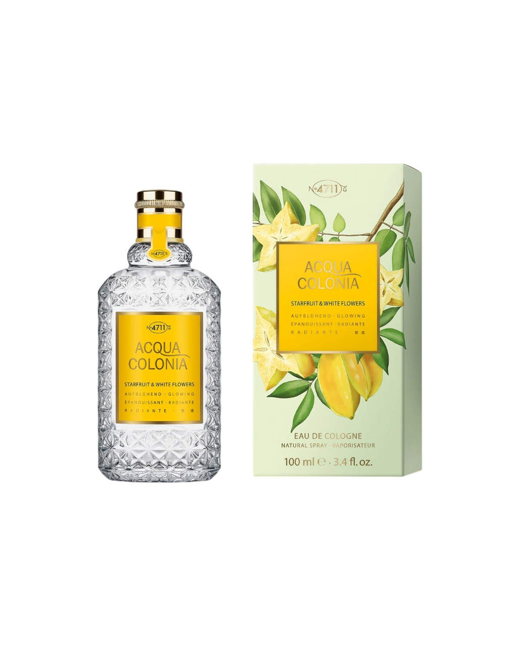 4711, Acqua Colonia Starfruit & White Flowers, Eau De Cologne, Unisex, 100 ml