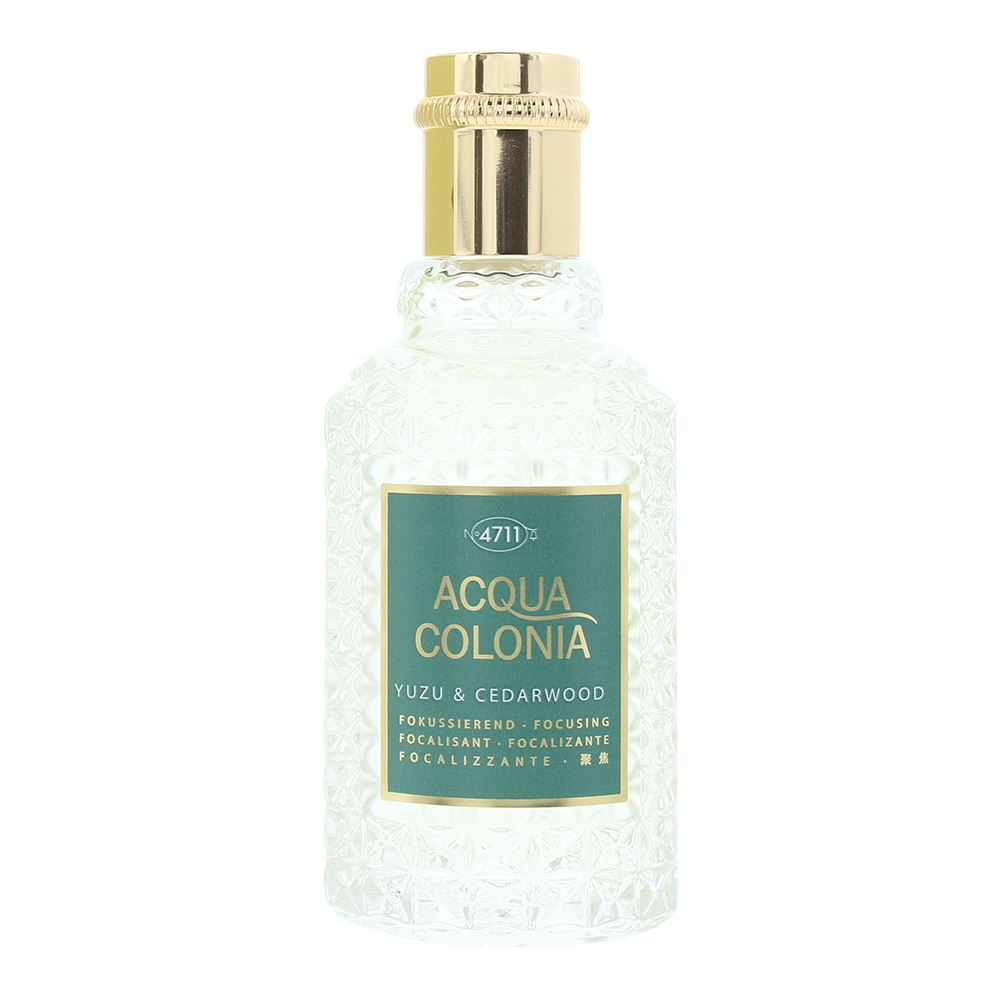 4711, Acqua Colonia Yuzu & Cedarwood, Eau De Cologne, Unisex, 50 ml
