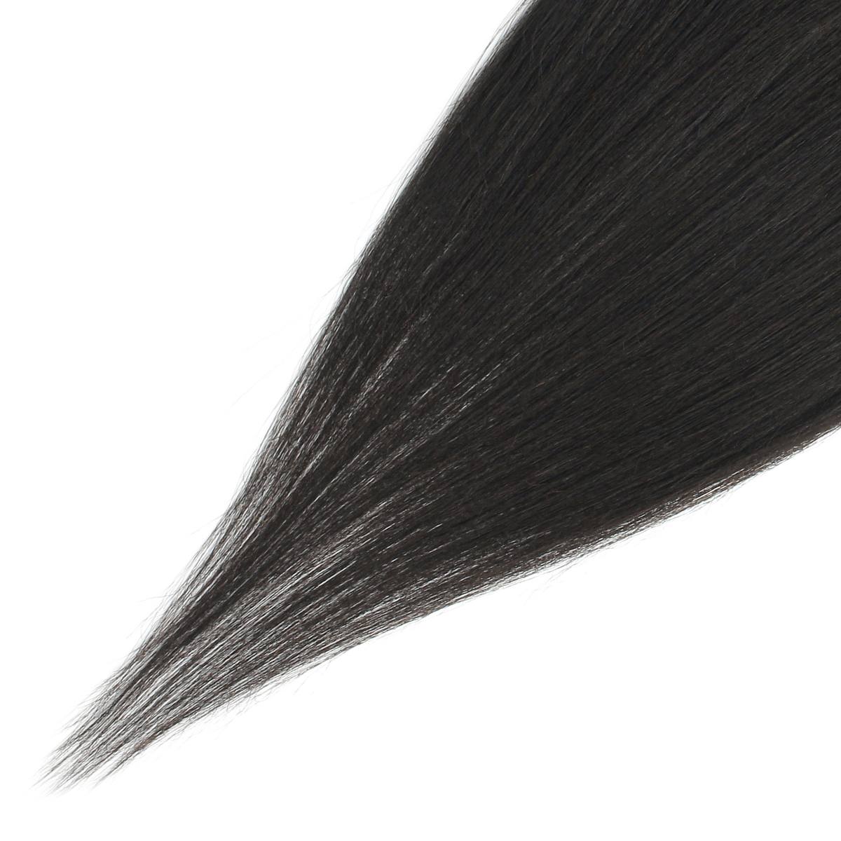 Yaki Straight 4x4 Transparent Lace Human Hair Closure Luxegan