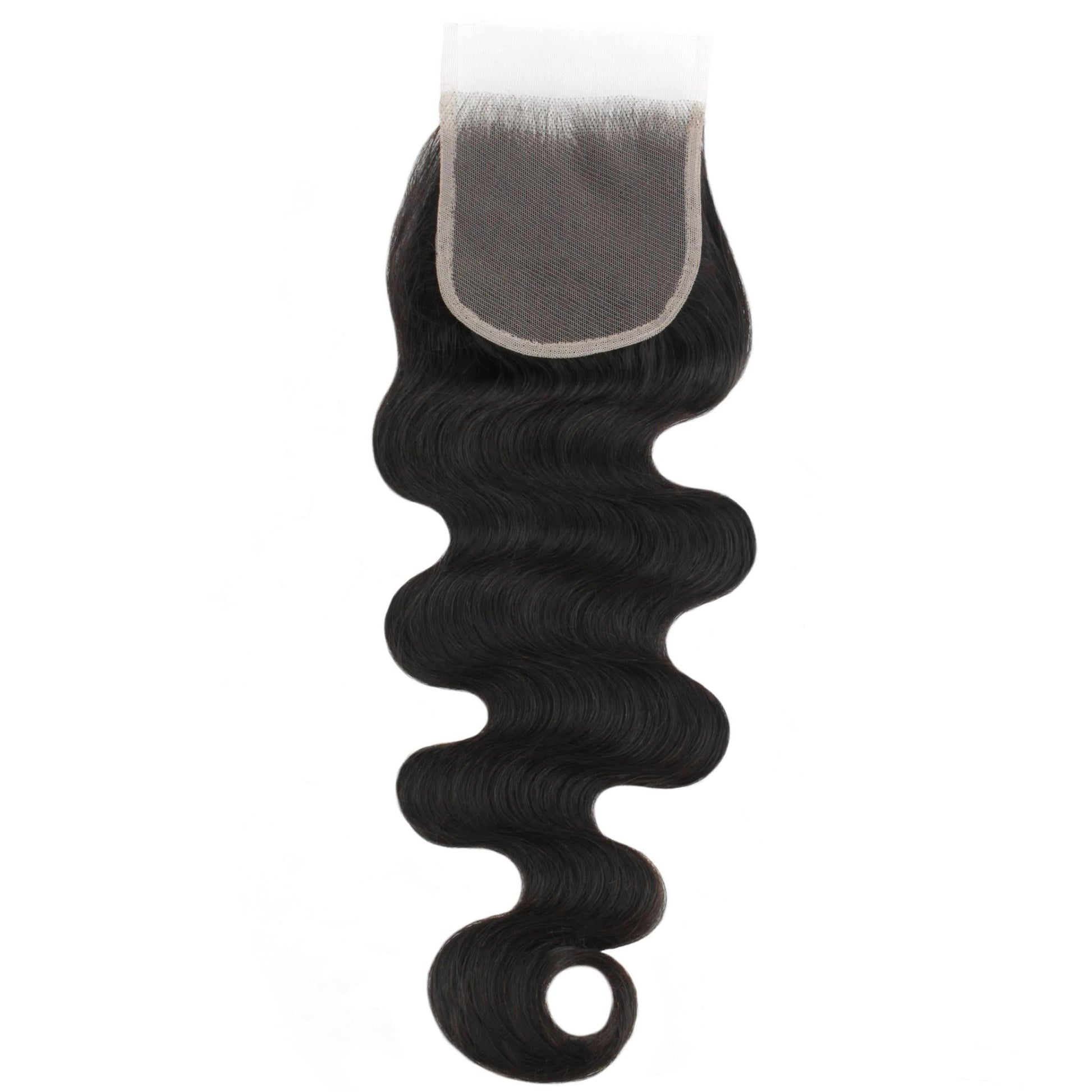 Brazilian Body Wave 4x4 Transparent Lace Human Hair Closure Luxegan