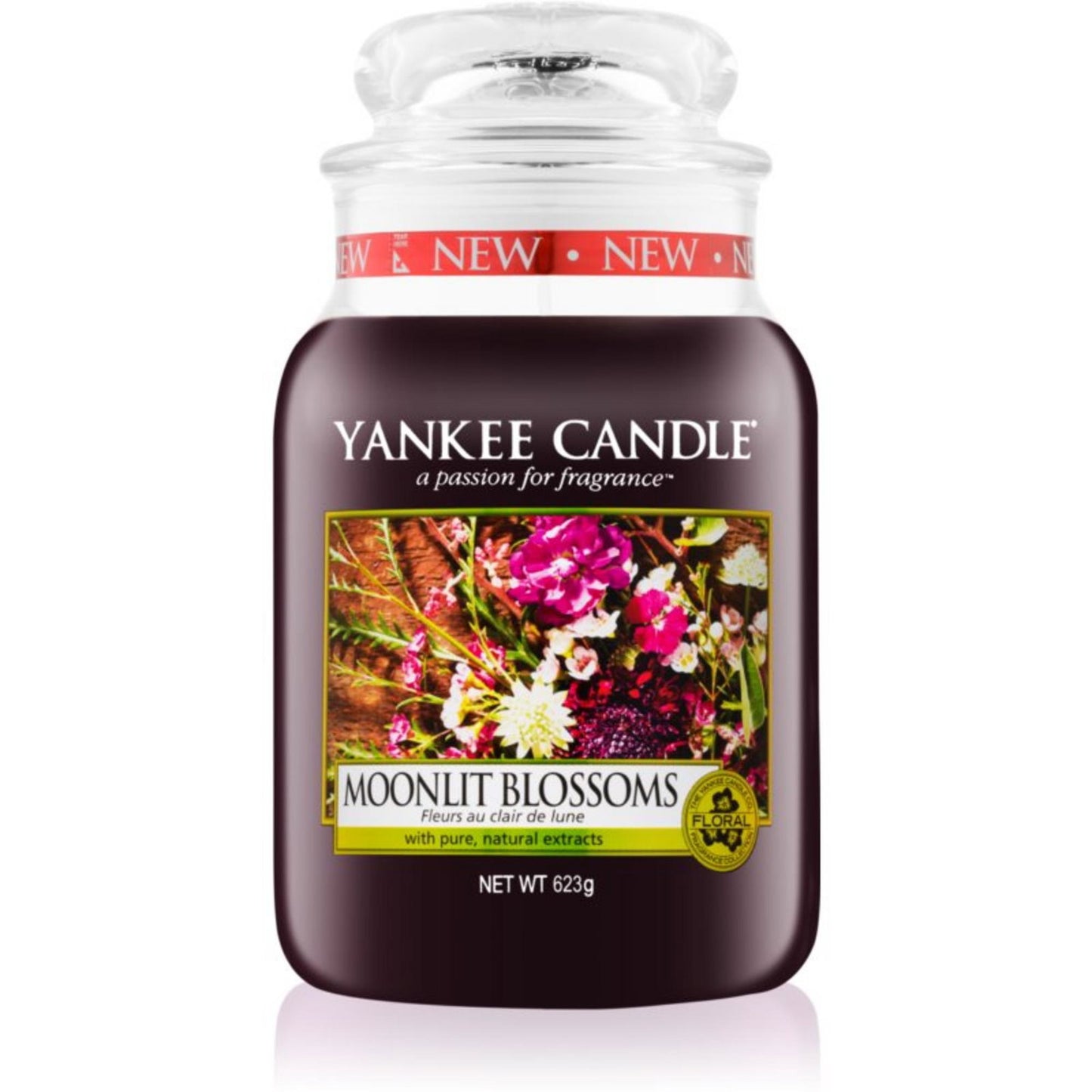 Yankee Candle, Moonlit Blossoms, Scented Candle, 623 g