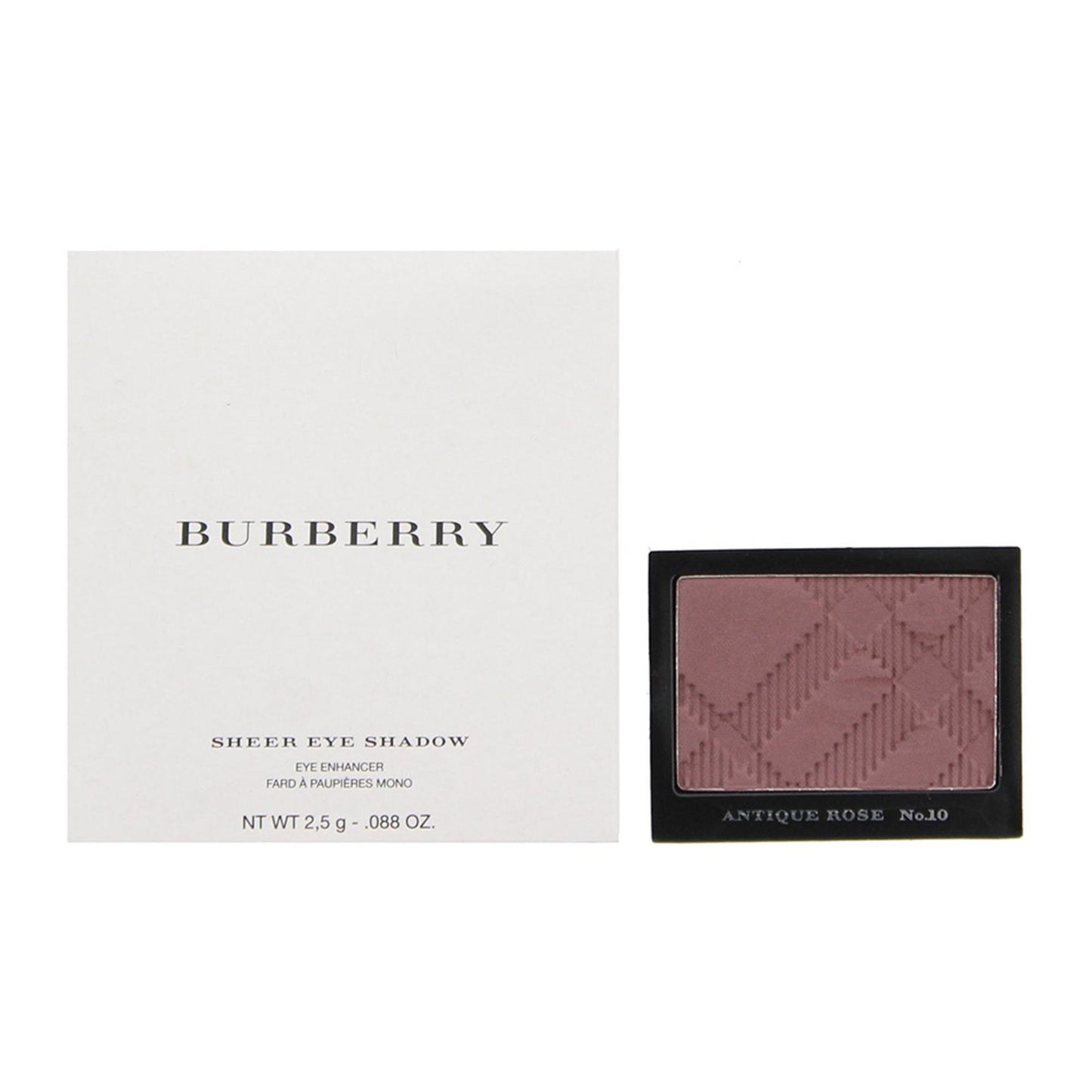 Burberry, Sheer, Eyeshadow Powder, 10, Antique Rose, 2.5 g *Tester