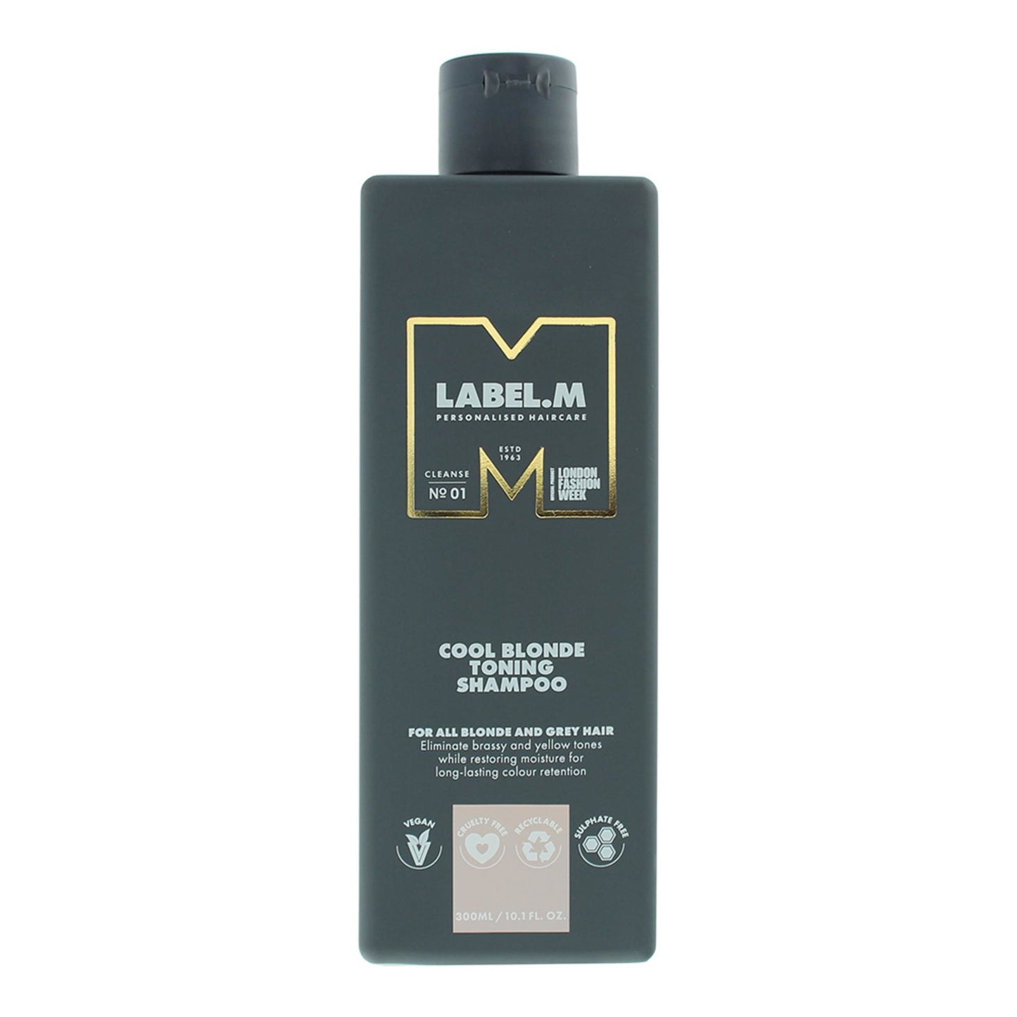 Label.M, Cool Blonde, Hair Shampoo, For Neutralisation Of Yellow Tones, 300 ml