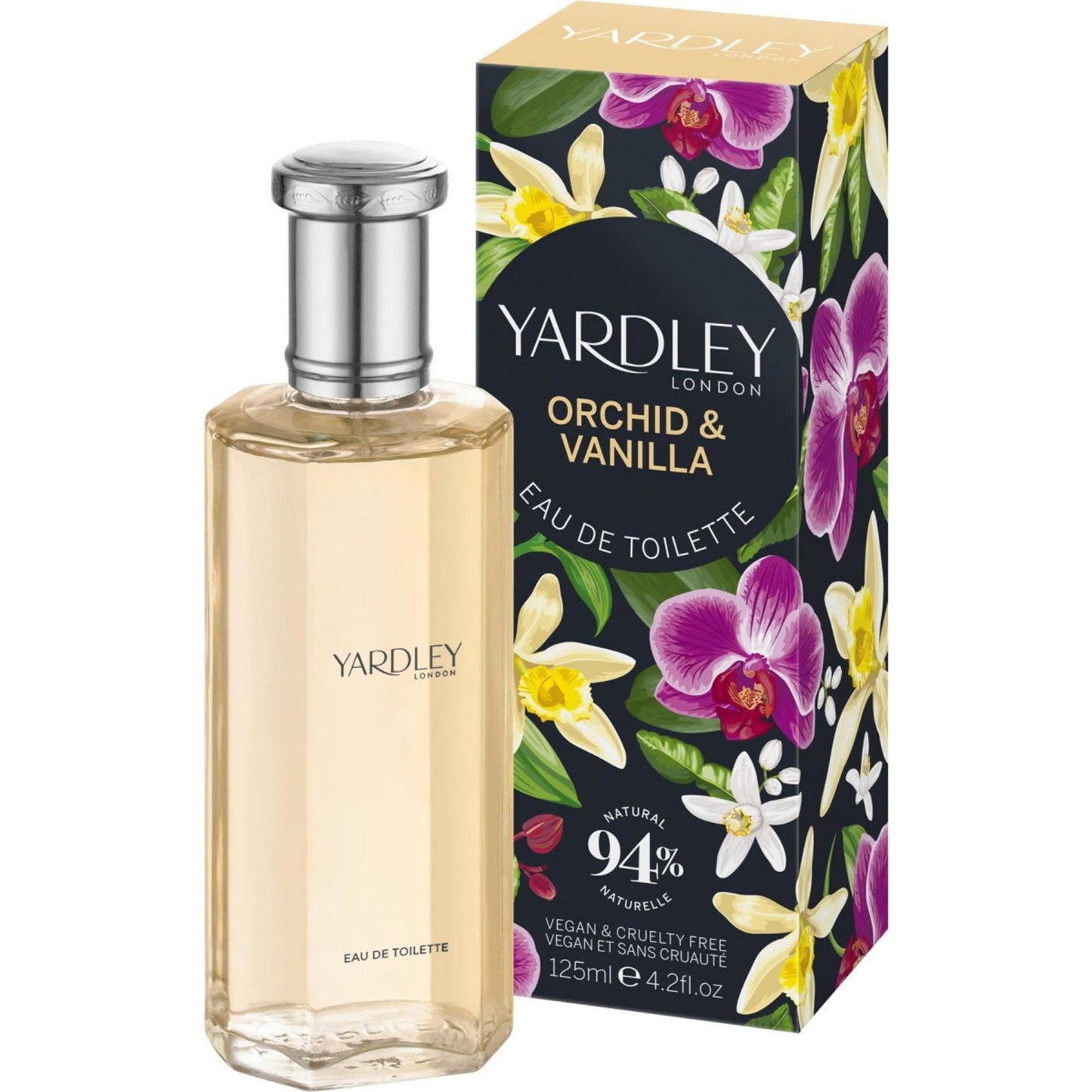 Yardley, Orchid & Vanilla, Eau De Toilette, For Women, 125 ml