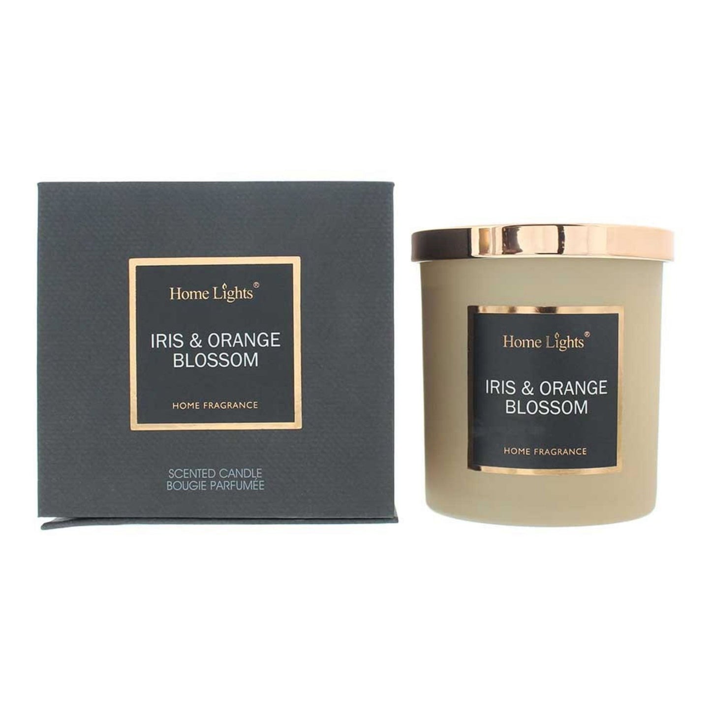 Home Lights, Iris Orange Blossom, Scented Candle, 215 g