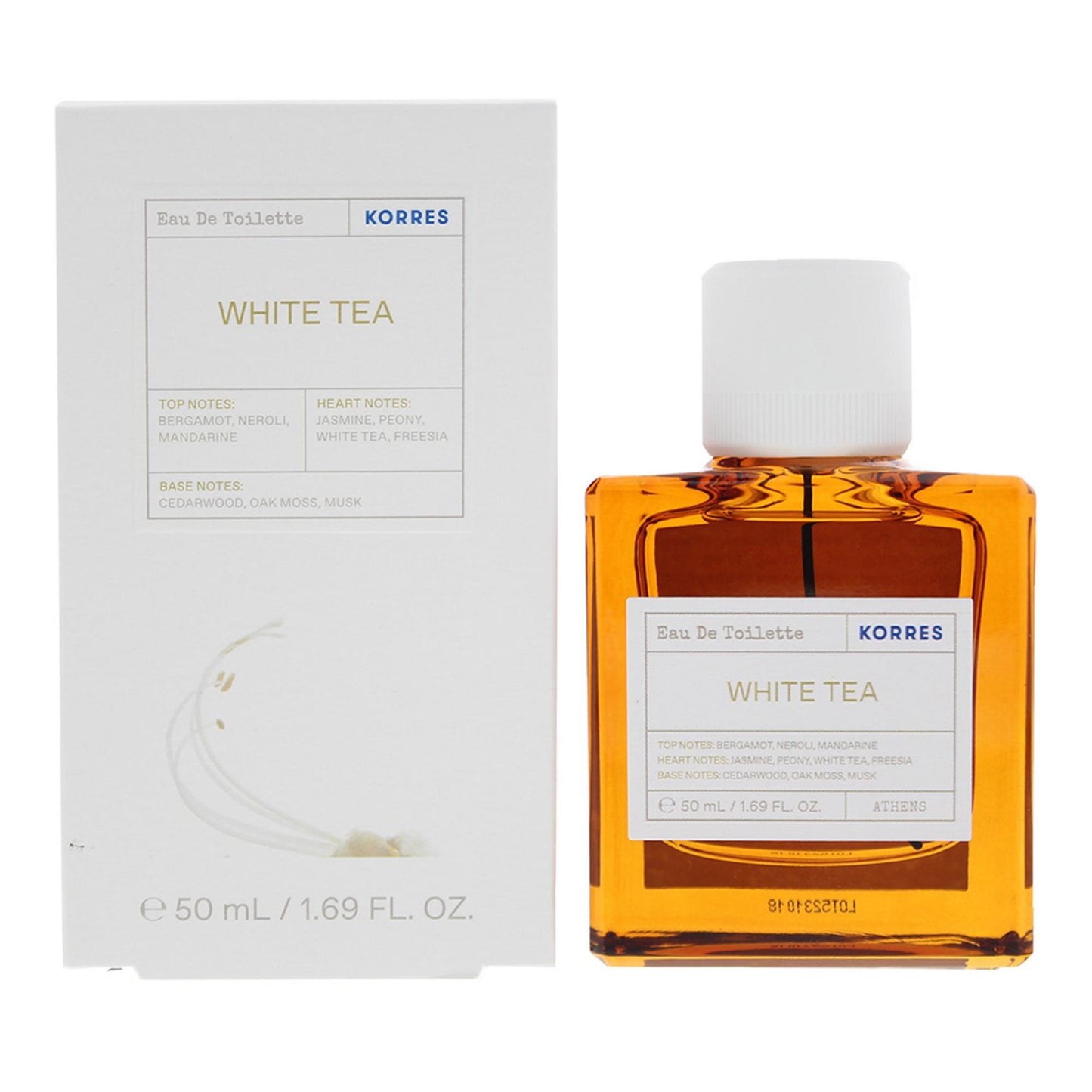 Korres, White Tea, Eau De Toilette, Unisex, 50 ml