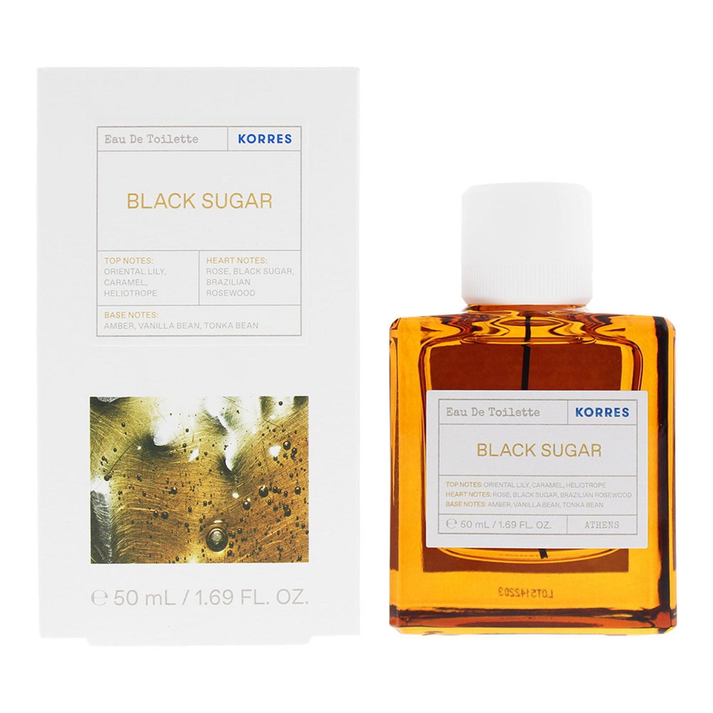 Korres, Black Sugar, Eau De Toilette, Unisex, 50 ml