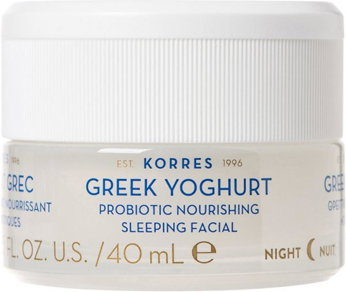 Korres, Greek Yoghurt Probiotic, Hydrating, Cream, For Face, 40 ml