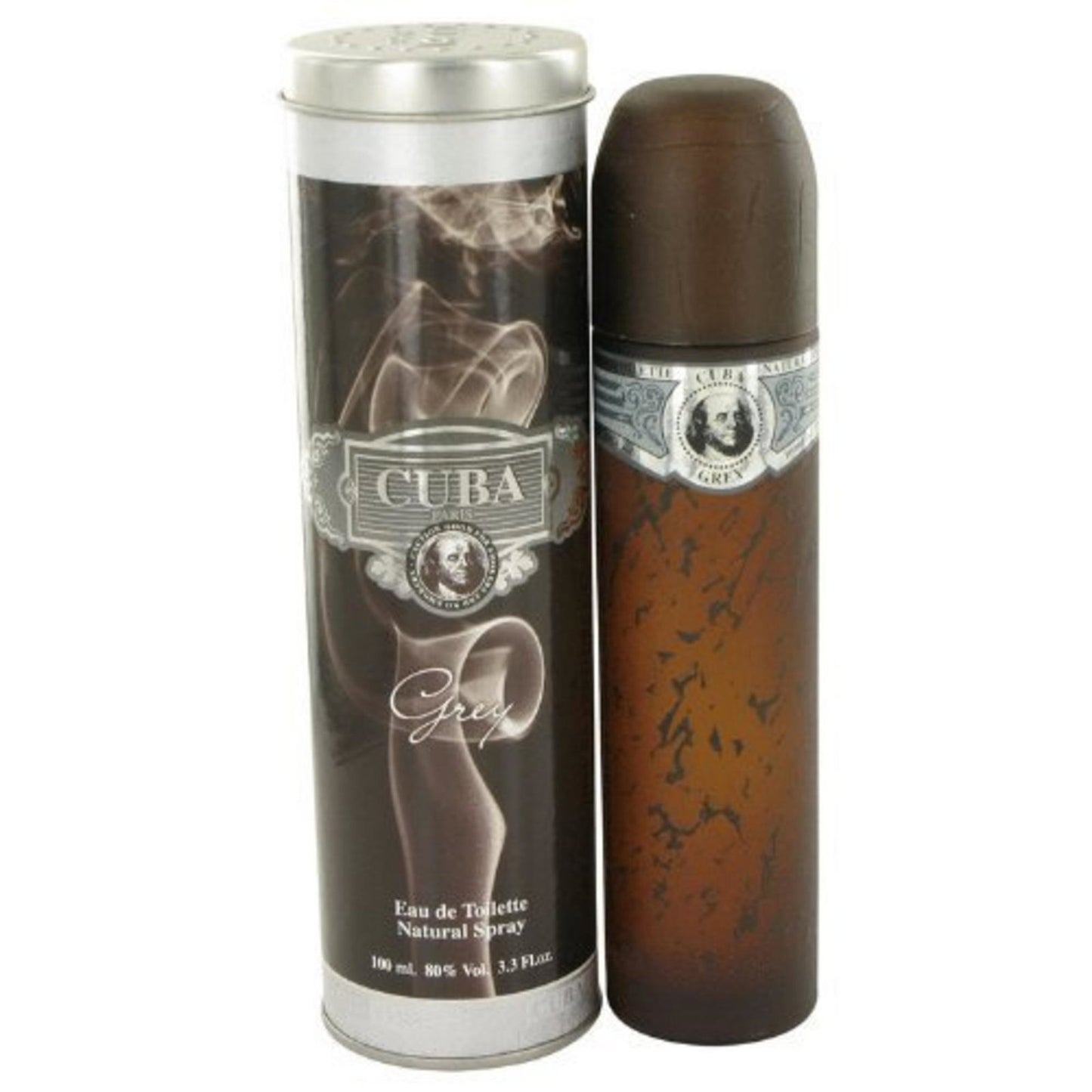 Cuba, Grey, Eau De Toilette, For Men, 100 ml