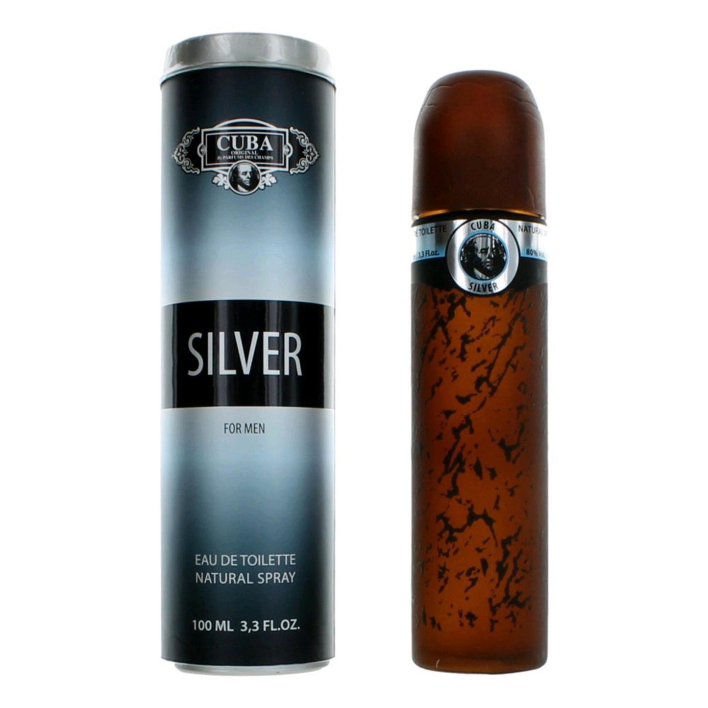 Cuba, Silver, Eau De Toilette, For Men, 100 ml