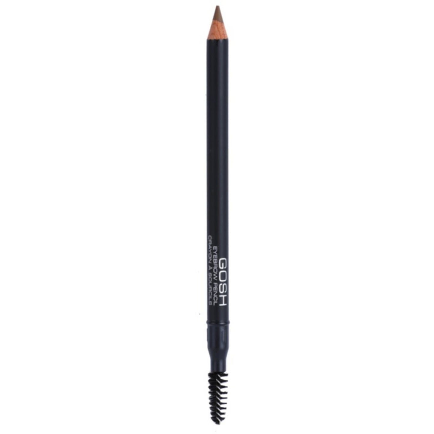 Gosh, Gosh, Eyebrow Cream Pencil & Brush 2-In-1, 01, Brown, 1.2 g