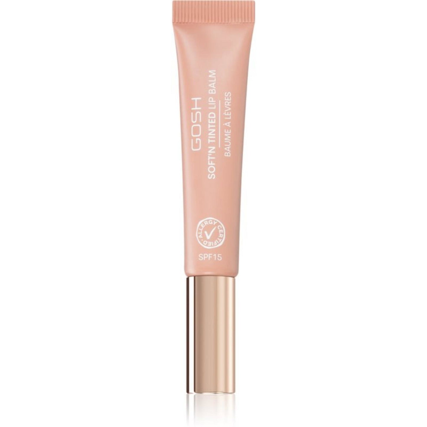 Gosh, Soft'n Tinted, Lip Balm, 002, Nougat, SPF 15, 8 ml