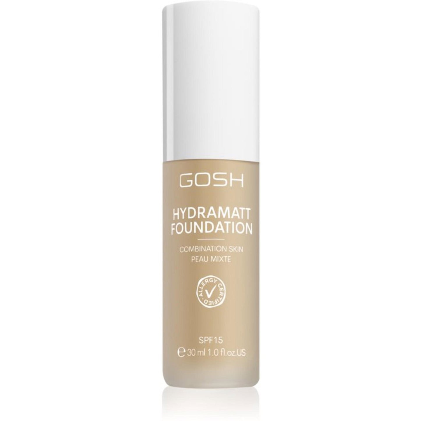 Gosh, Hydramatt, Matte, Liquid Foundation, 004N, Light Neutral, SPF 15, 30 ml
