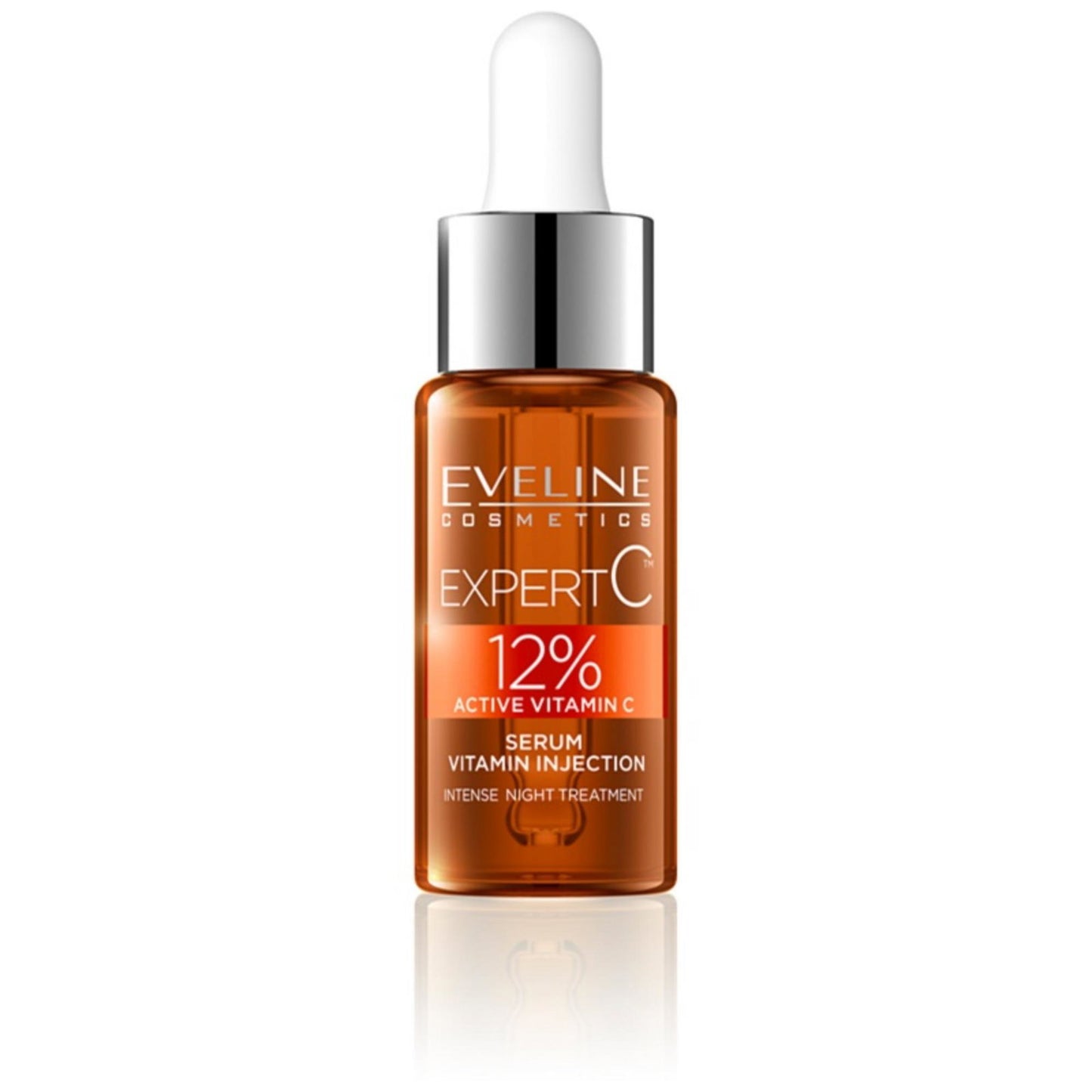 Eveline Cosmetics, Expert C, Vitamin C, Anti Aging, Night, Serum, For Face, 18 ml
