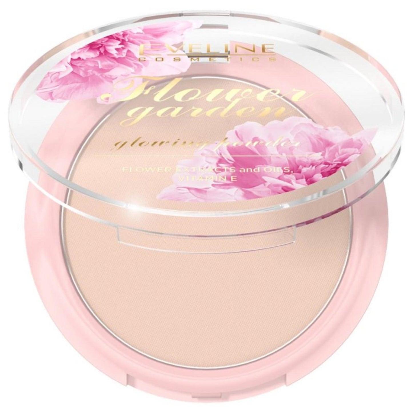 Eveline Cosmetics, Flower Garden, Illuminating, Compact Powder, 8 g