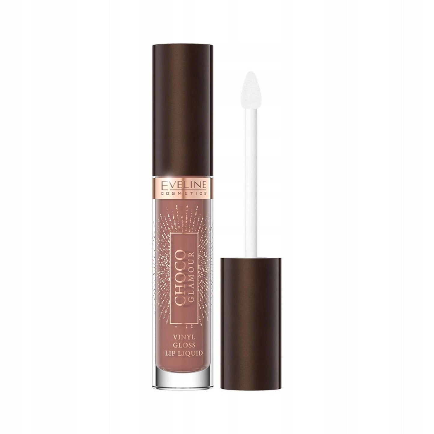 Eveline Cosmetics, Choco Glamour, Lip Gloss, 01, Ruby Chocolate, 4.5 ml