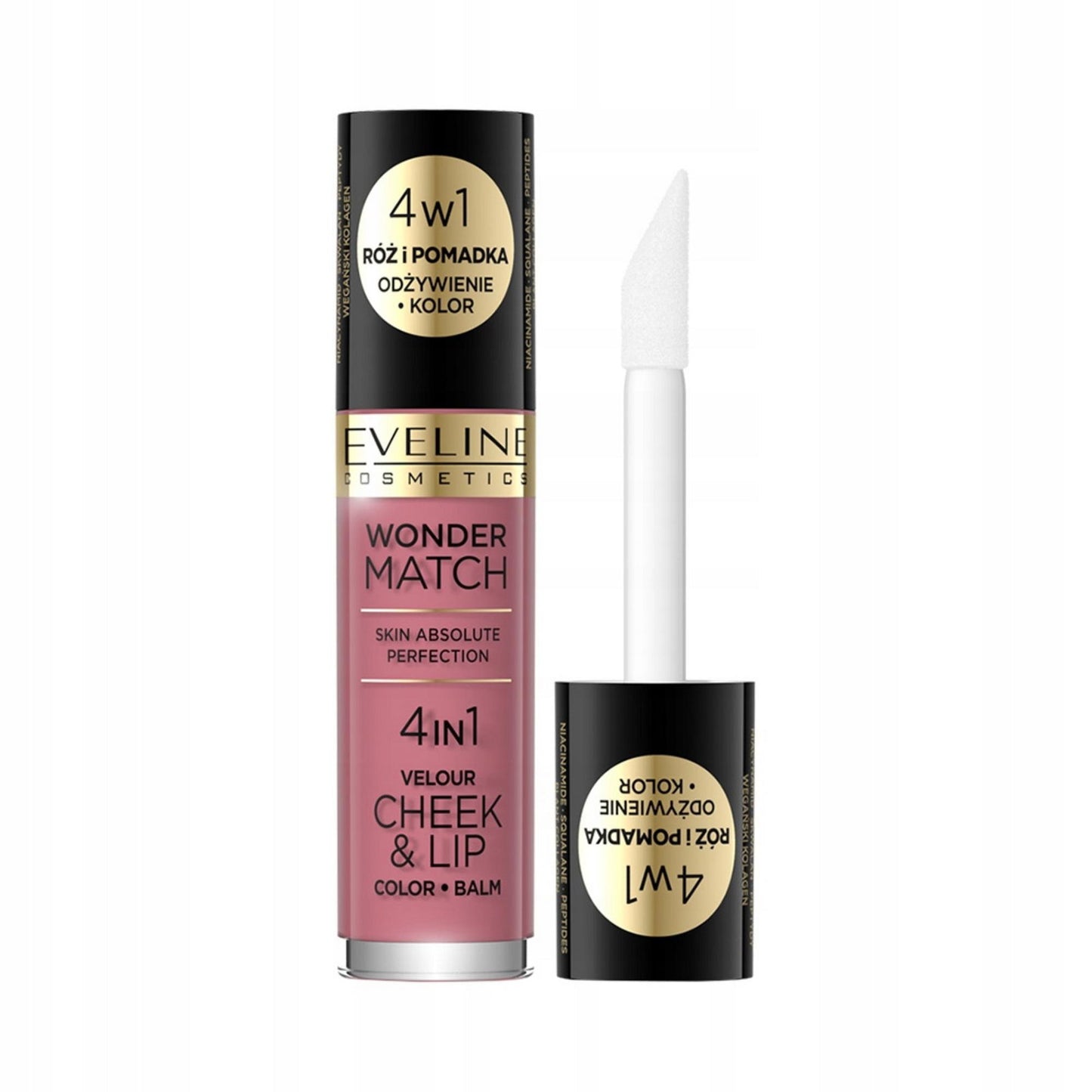 Eveline Cosmetics, Wonder Match 4in1, Lip & Cheek Balm 2-In-1, 04, 4.5 ml