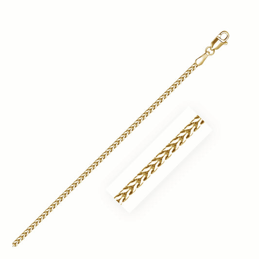 Cadena Franco de Oro Amarillo de 18k (1.60 mm)