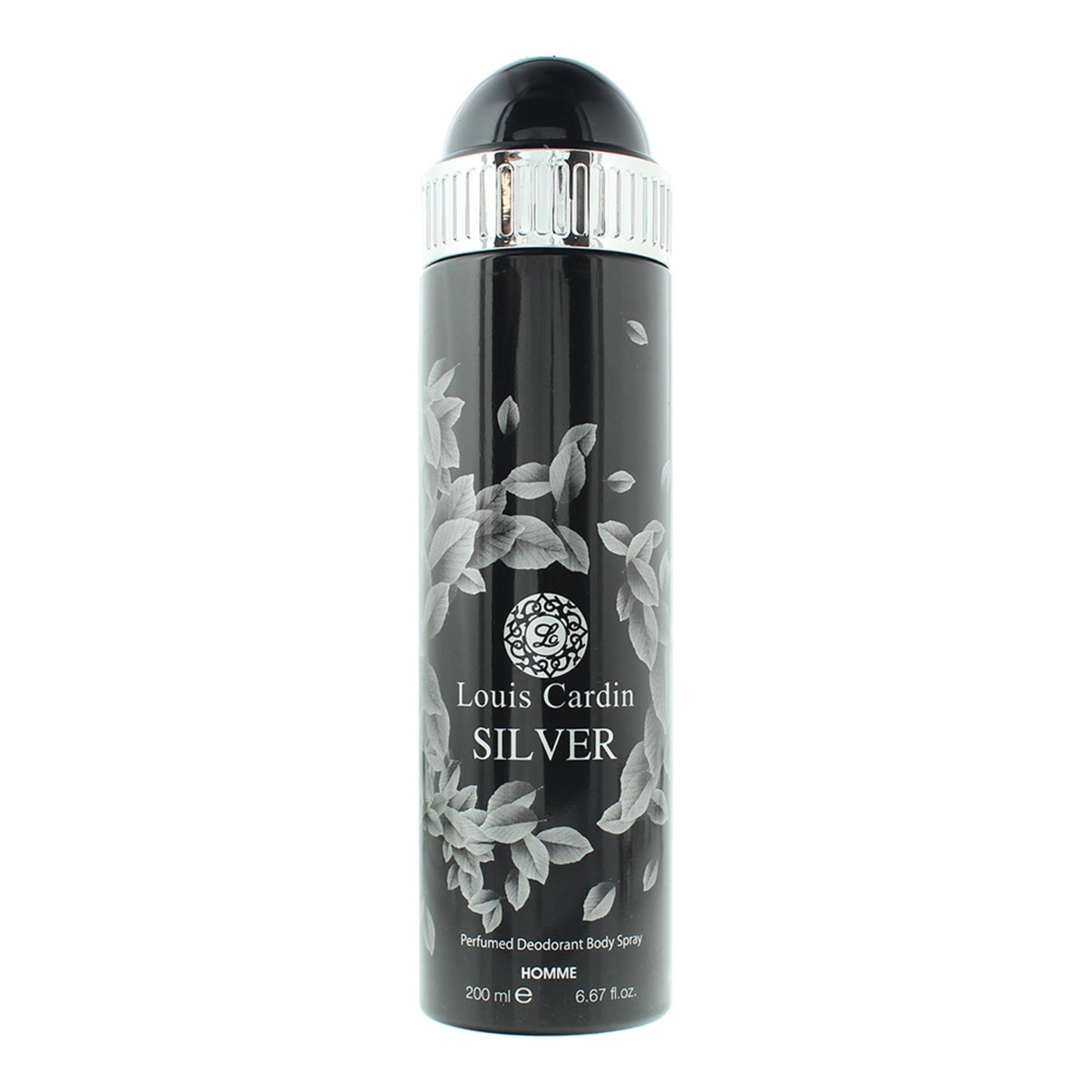 Louis Cardin, Silver, Deodorant Spray, For Men, 200 ml