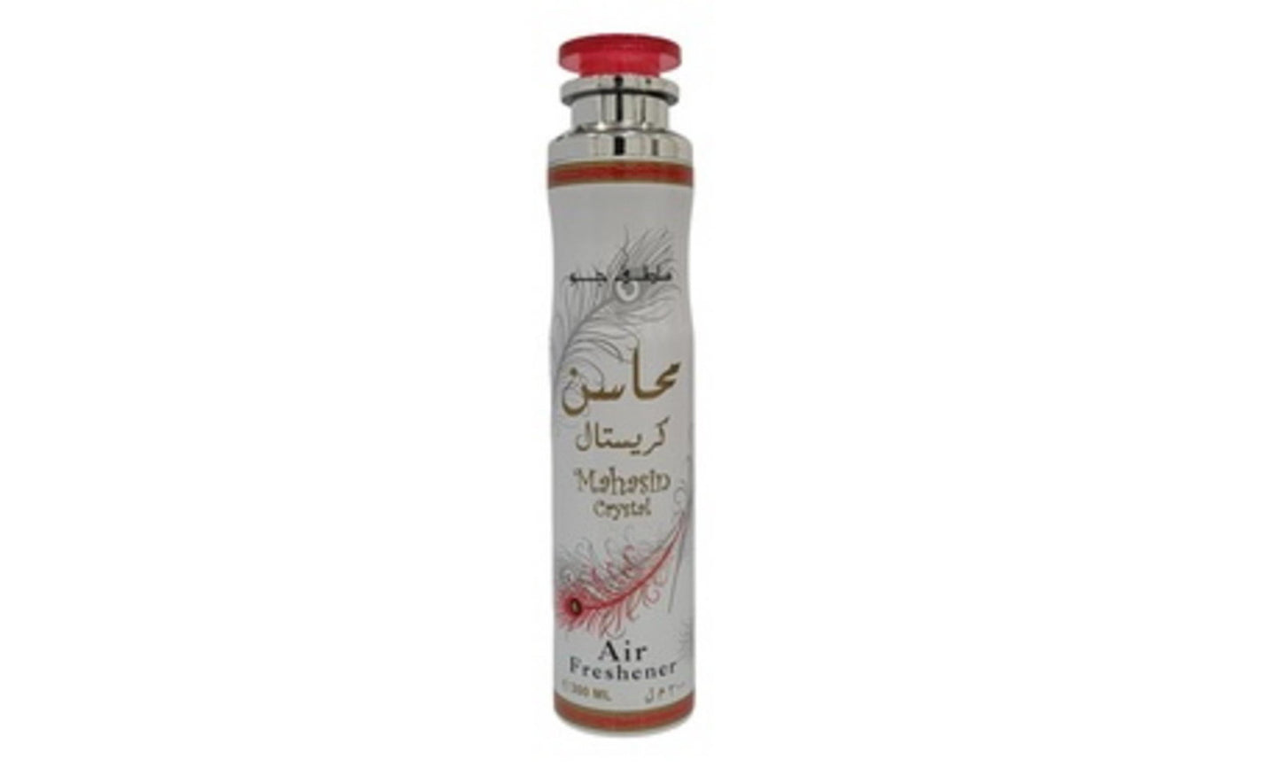 Lattafa, Mahasin Crystal, Floral, Room Air Freshener, 300 ml