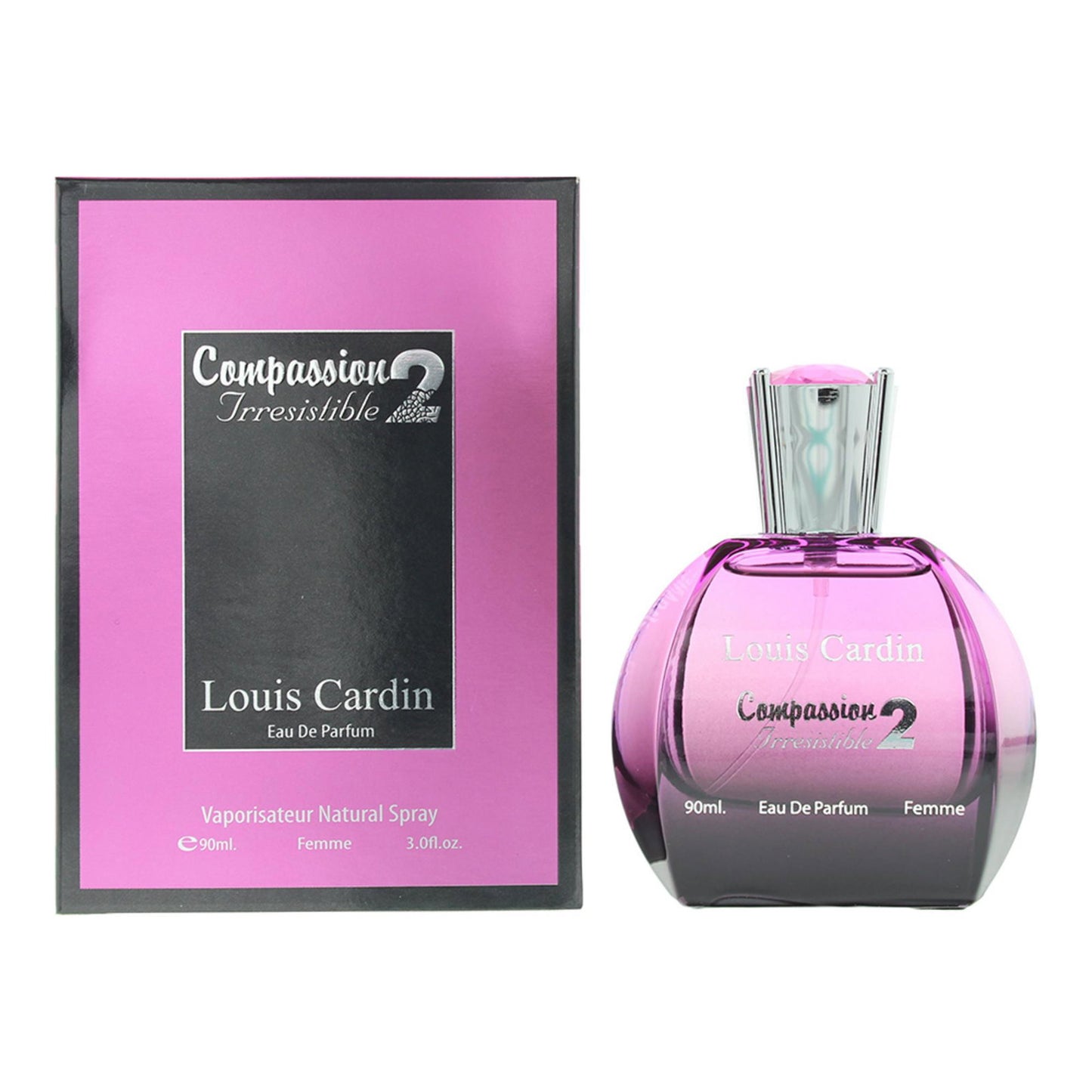 Louis Cardin, Compassion 2 Irresistible, Eau De Parfum, For Women, 90 ml