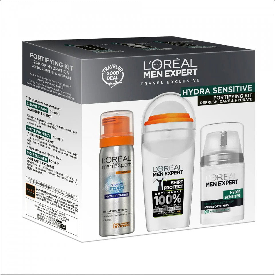 Travel Set L'Oreal Paris: Men Expert, Alcohol-Free, Hydrating & Regenerating, Day & Night, Cream - view 3