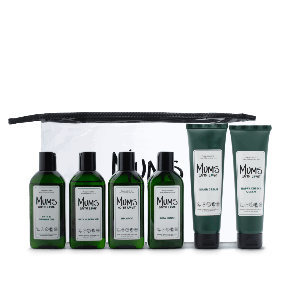 Starter Kit Set Mums With Love: Mums With Love, Hydrating, Body Lotion, 100 ml + Mums With Love, Hair Shampoo