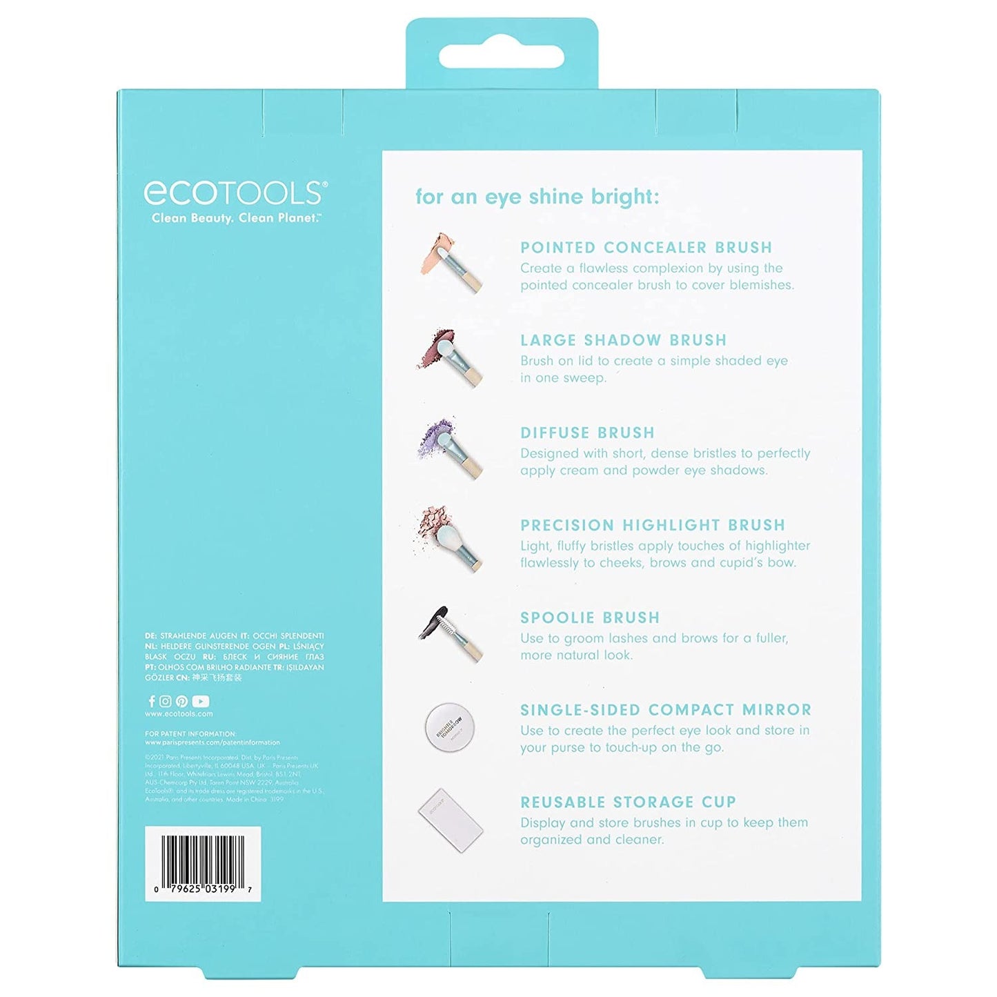Brighter Tomorrow Set EcoTools: EcoTools, Pointed, Concealer Brush + EcoTools, Large, Eyeshadow - view 2