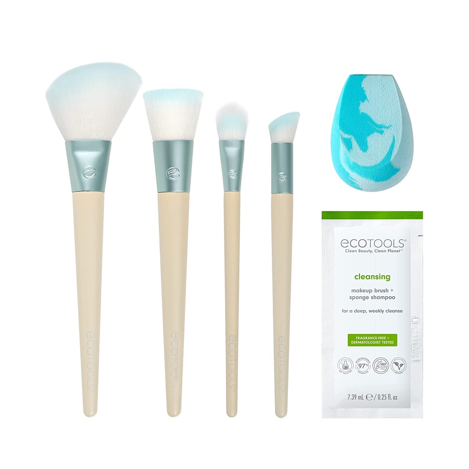 Brighter Tomorrow Set EcoTools: EcoTools, Blending, Foundation Brush + EcoTools, Blending - view 2