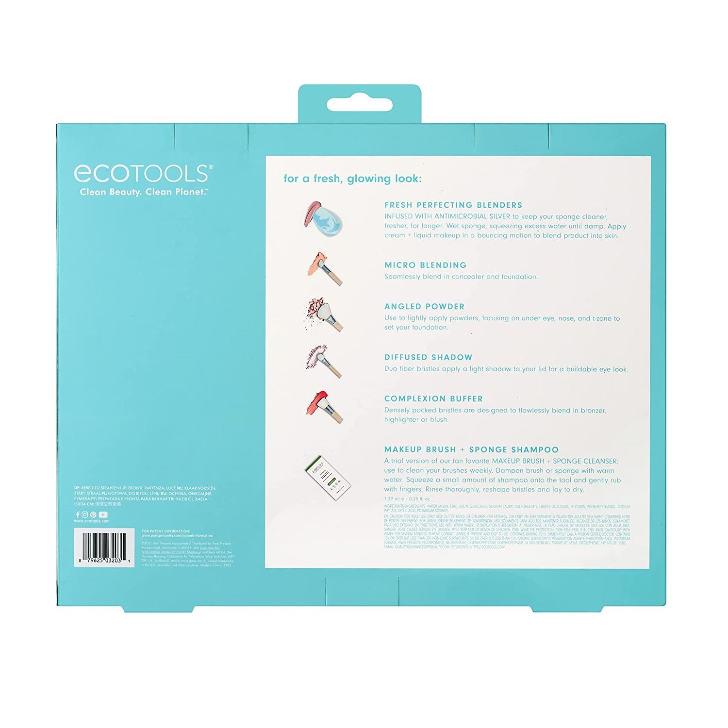 Brighter Tomorrow Set EcoTools: EcoTools, Blending, Foundation Brush + EcoTools, Blending - view 3