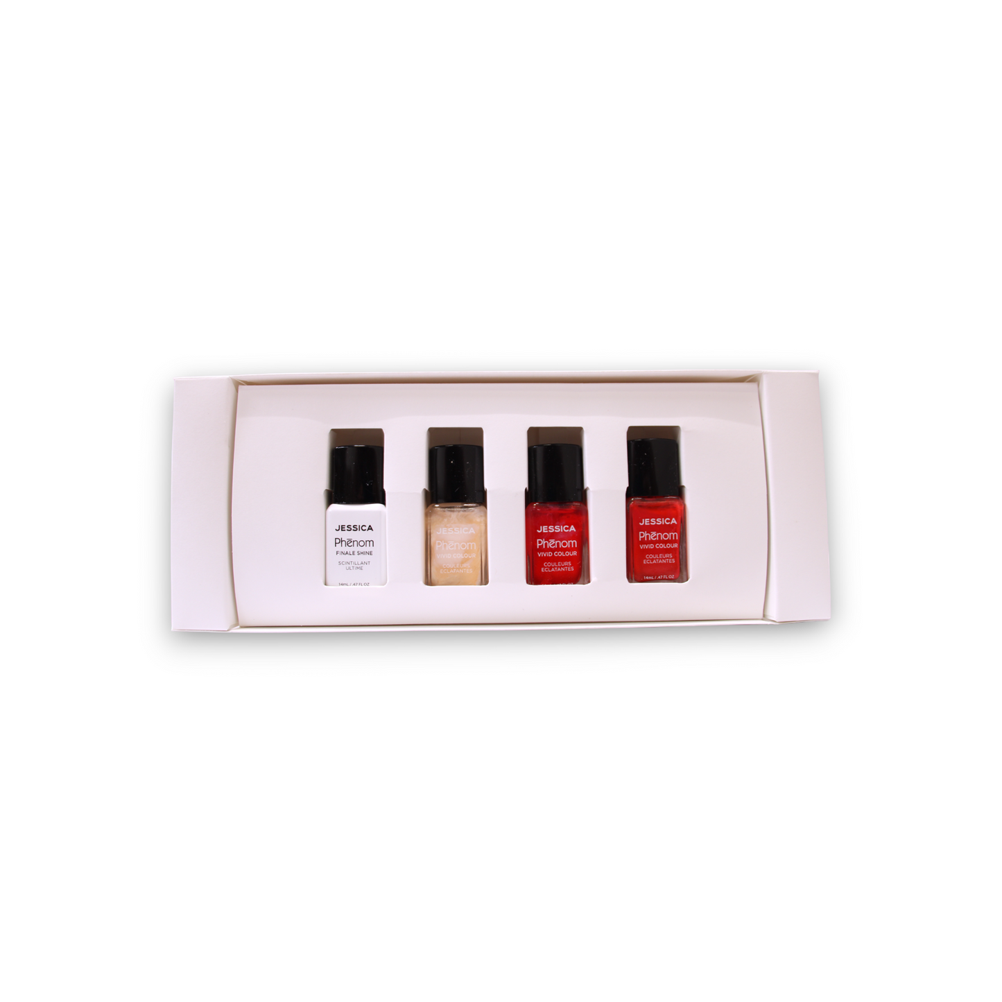 A Phenomenal Evolution In Polish Set Jessica: Phenom Vivid Colour, Top Coat, Nail Polish - view 3