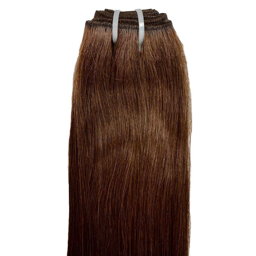 Raw Dark Brown Straight 100% Human Hair Bundles Luxegan