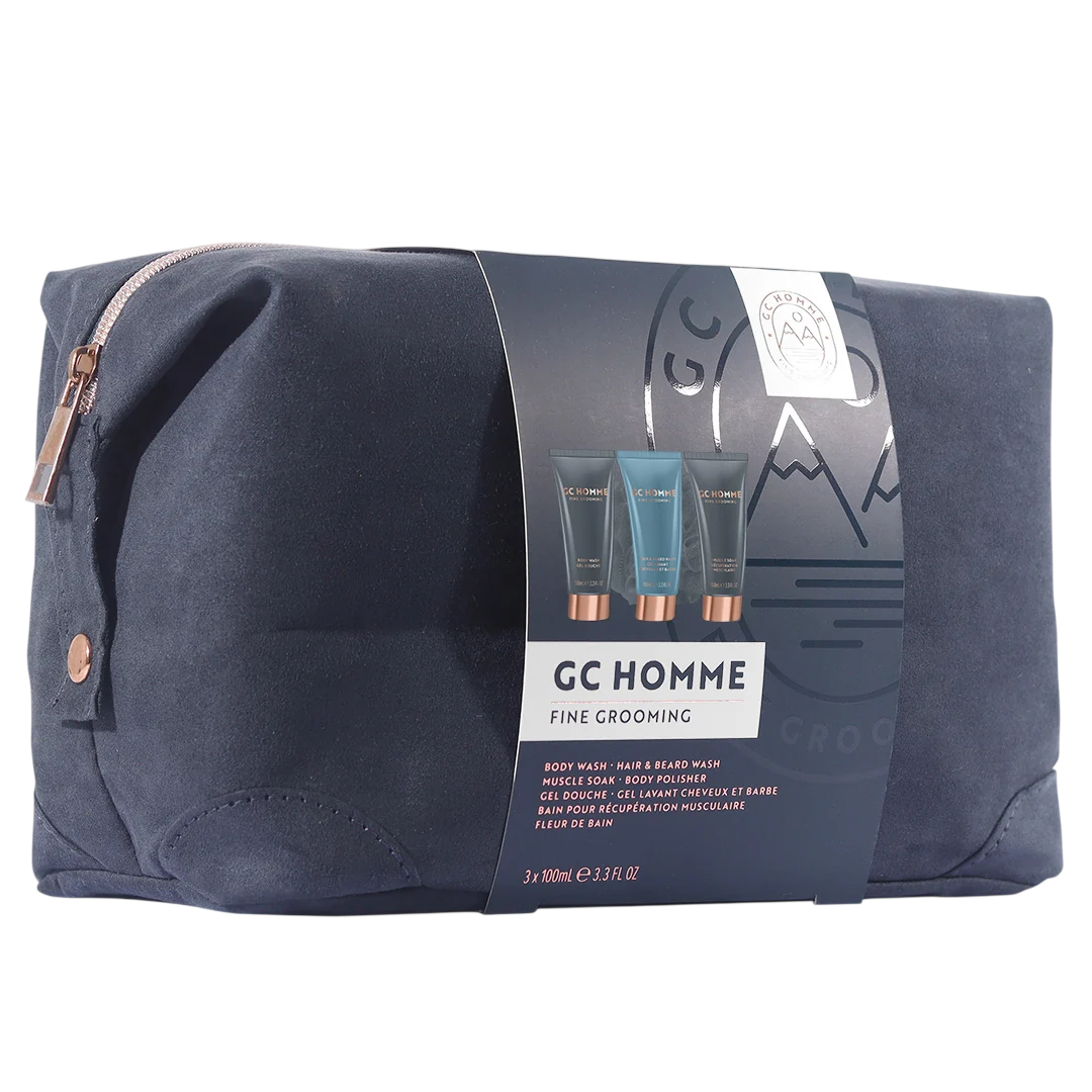 Set The Luxury Bathing Company: GC Homme, Cleansing & Refreshing, Shower Gel, For All Skin Types, 100 ml + GC Homme, Citrus & Aromatic, Shower Gel & Shampoo 2-In-1, 100 ml + GC Homme, Relaxes & Relieves Tension, Body Wash, 100 ml + The Luxury Bathing C...