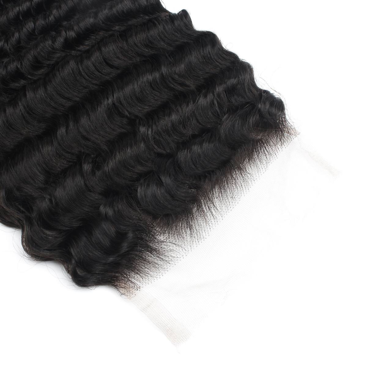 Deep Wave 6x6 HD Lace Human Hair Closure Luxegan