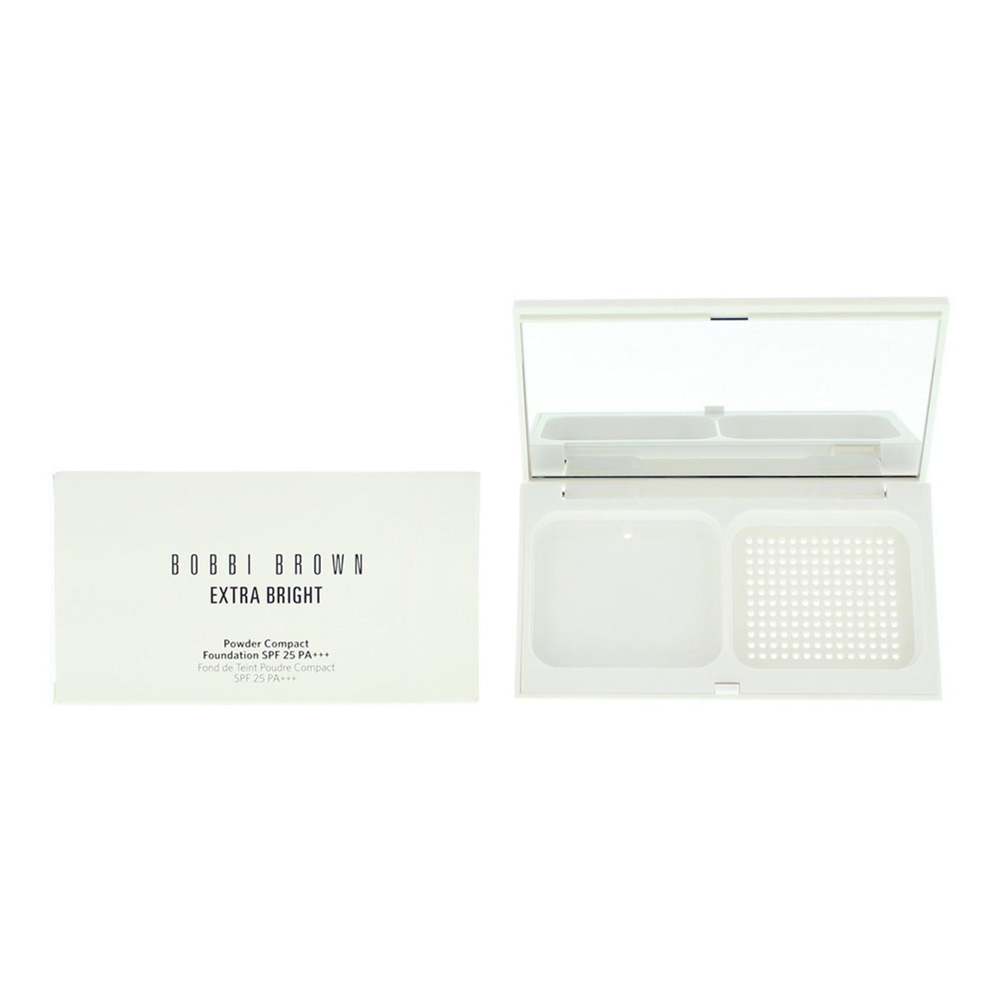Bobbi Brown, Extra Bright, Empty Powder Foundation Plastic Compact Case